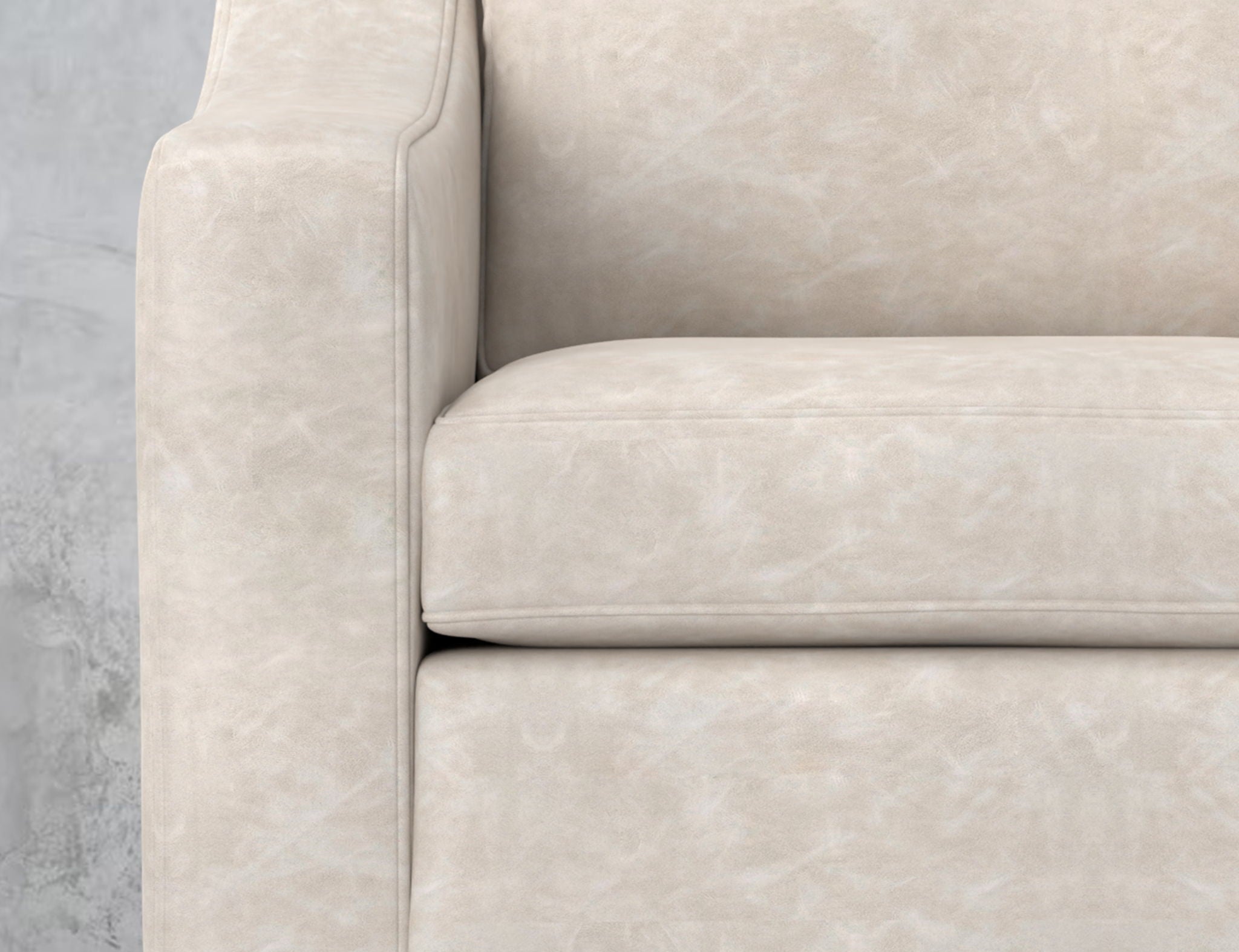 Natural Parota - Armchair - Marfil