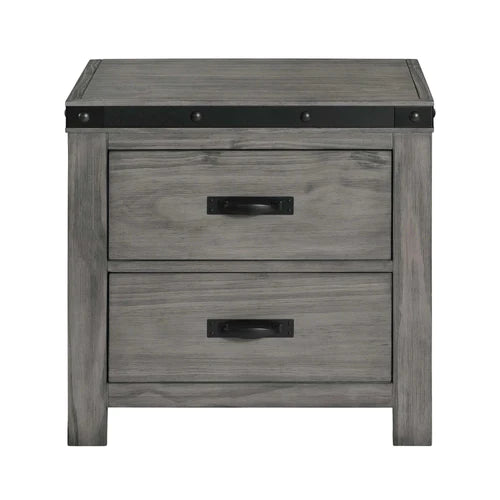 Elements International Wade Gray Bedroom Collection