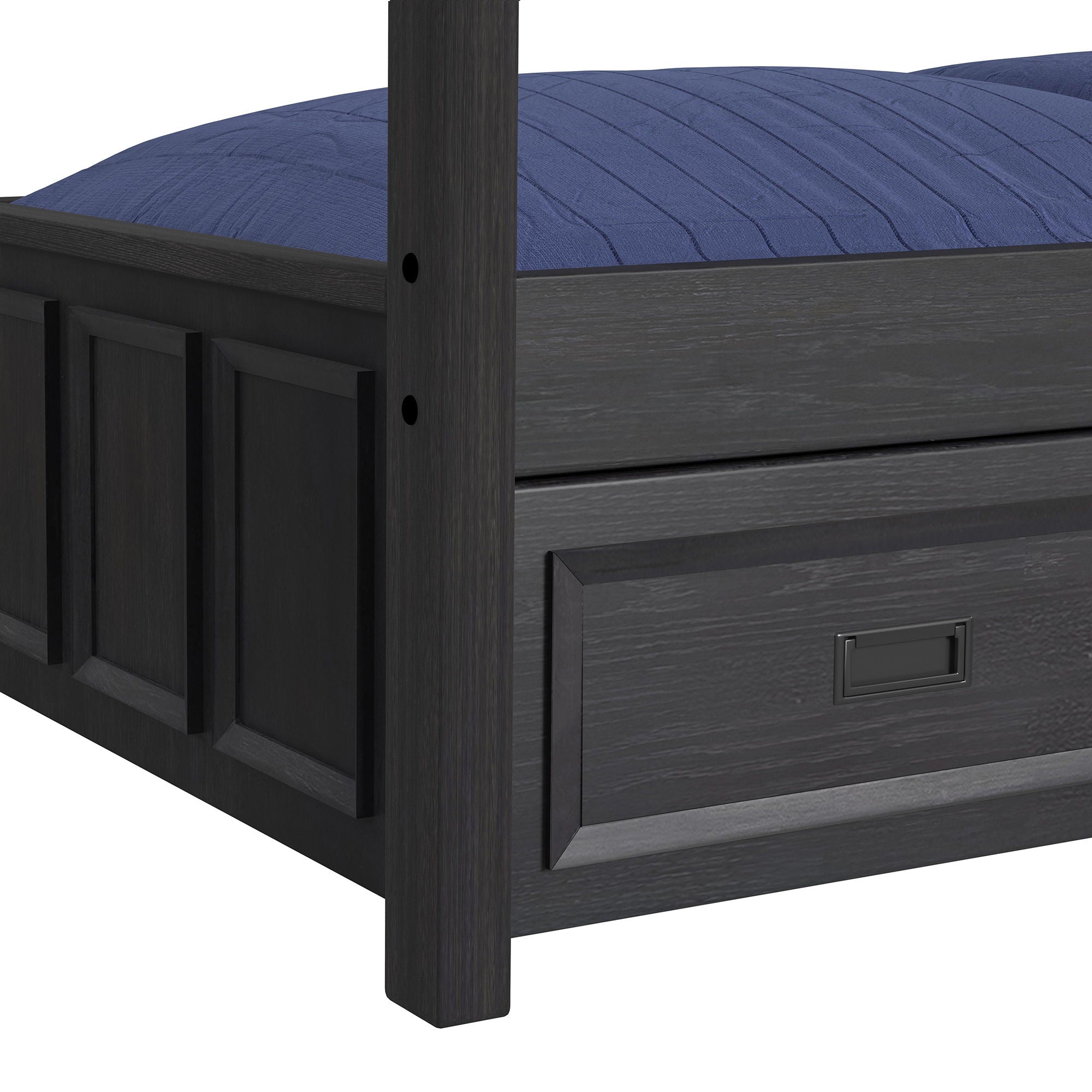 Hampton Kids - Bunk With Staircase And Trundle Bedroom Set