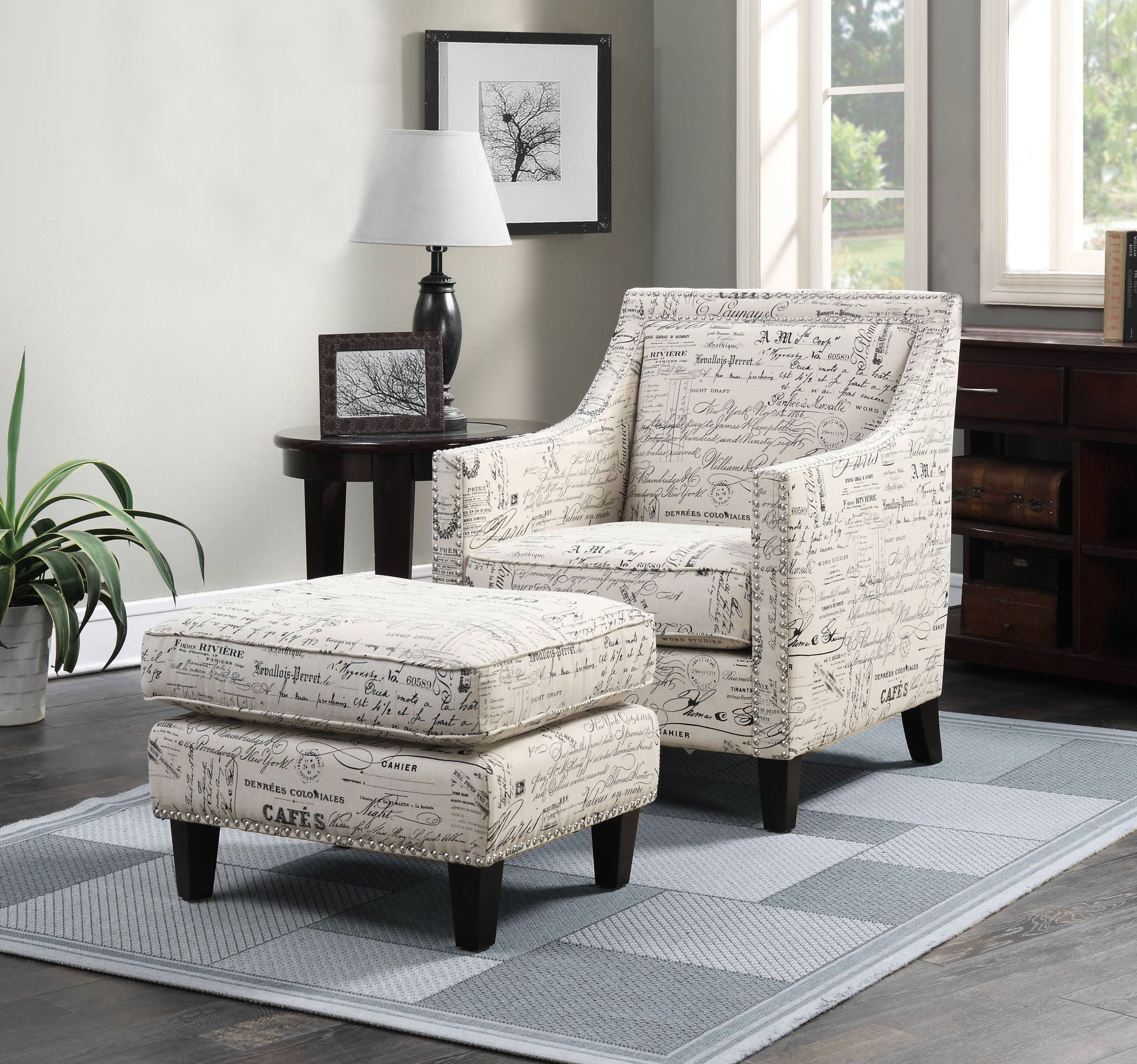 Erica - Chair And Ottoman