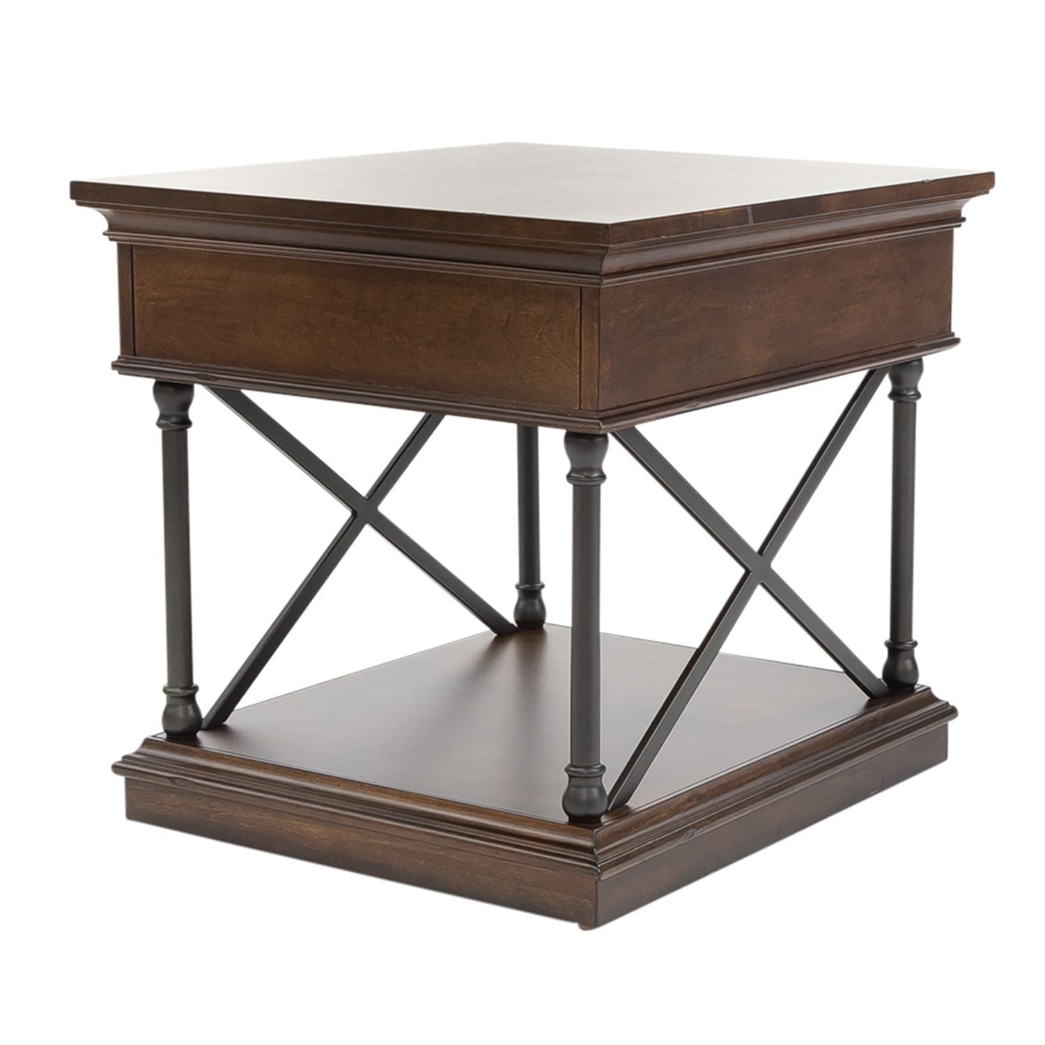 Tribeca - Drawer End Table - Dark Brown
