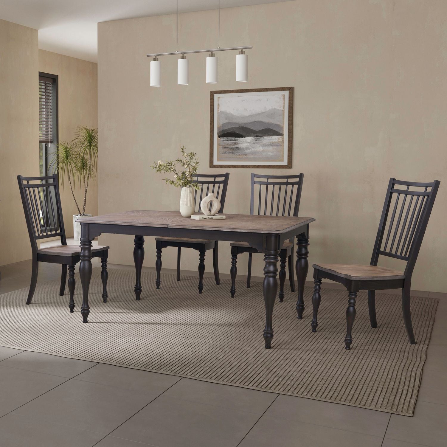 Magnolia Manor - Leg Table Set