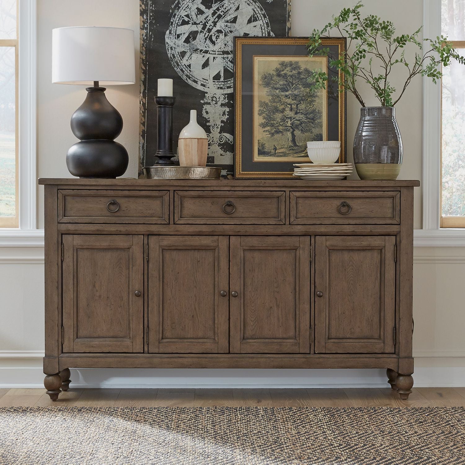 Americana Farm House Hall Buffet from Liberty Furniture