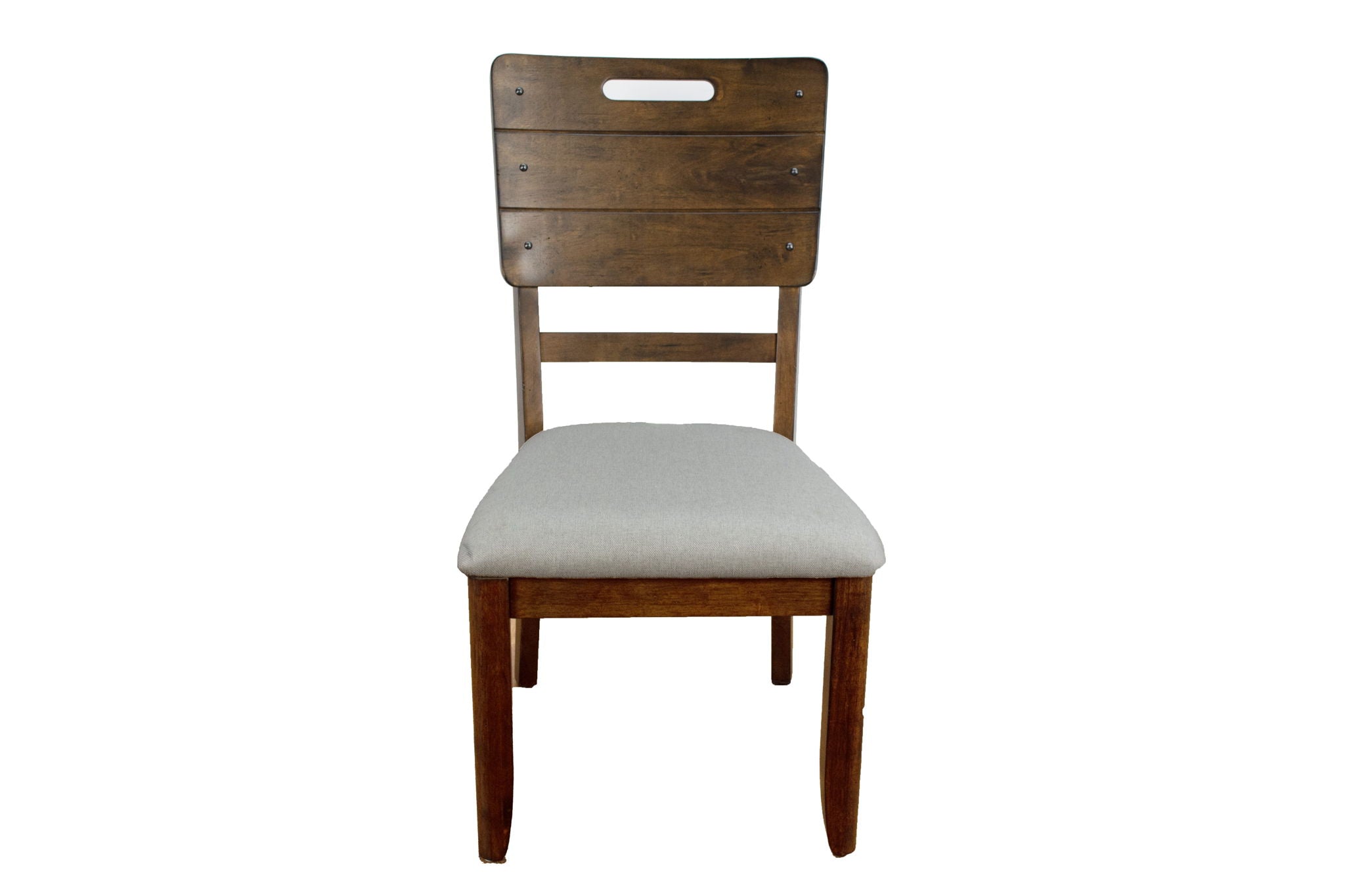 Danville - Tray Dining Chair (Set of 2) - Spice Brown / Pearl Silver