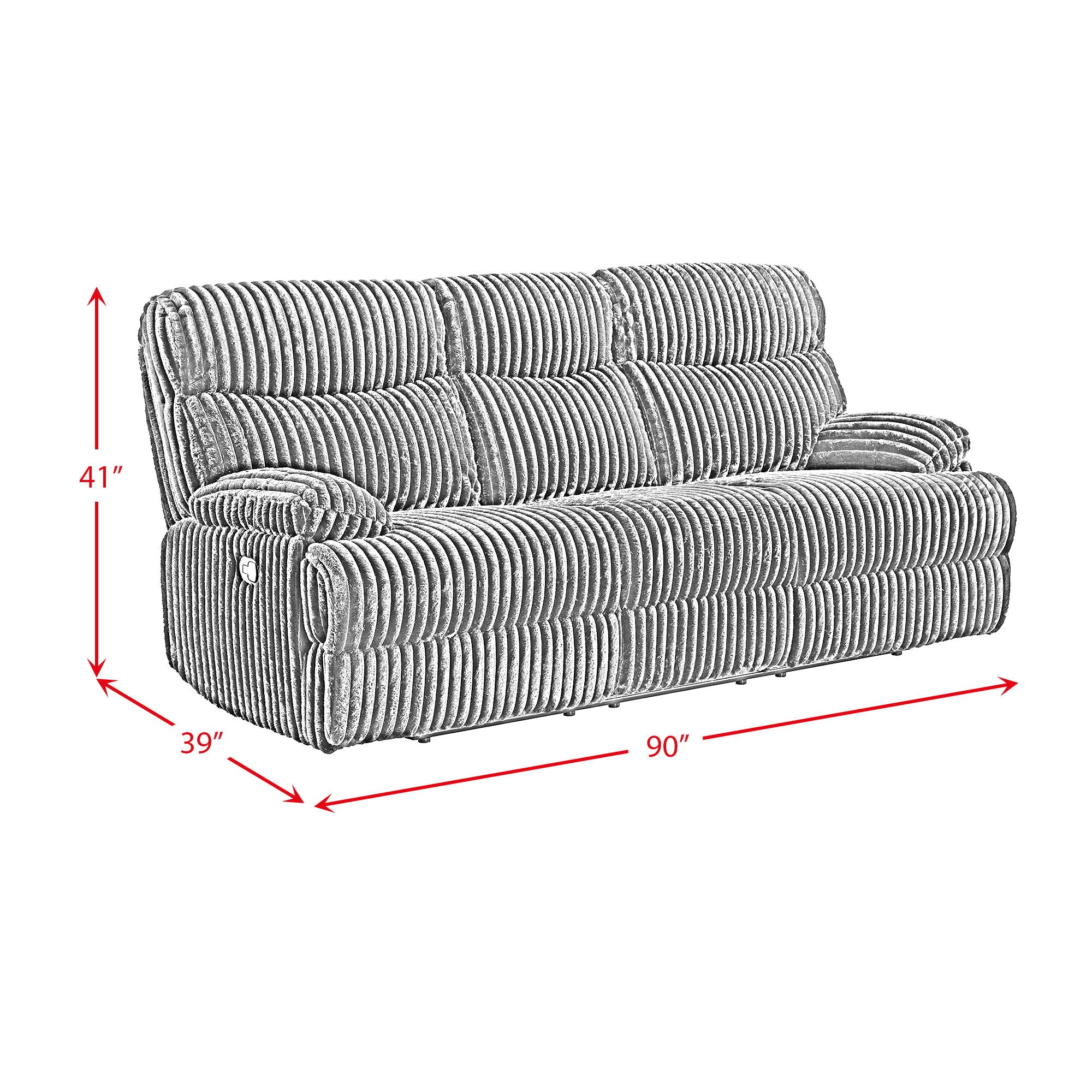 Admiral - Motion Sofa - Black