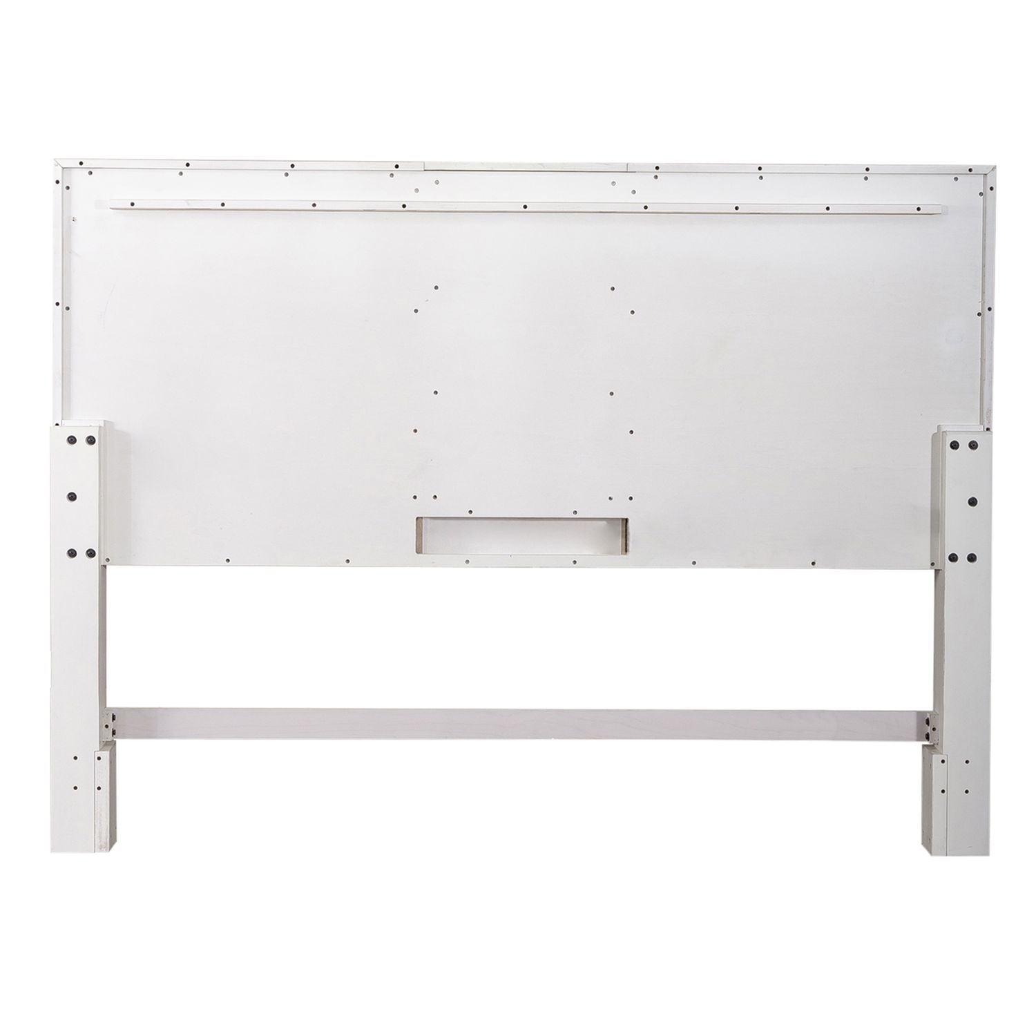 Mirage - King Travertine Panel Headboard - White