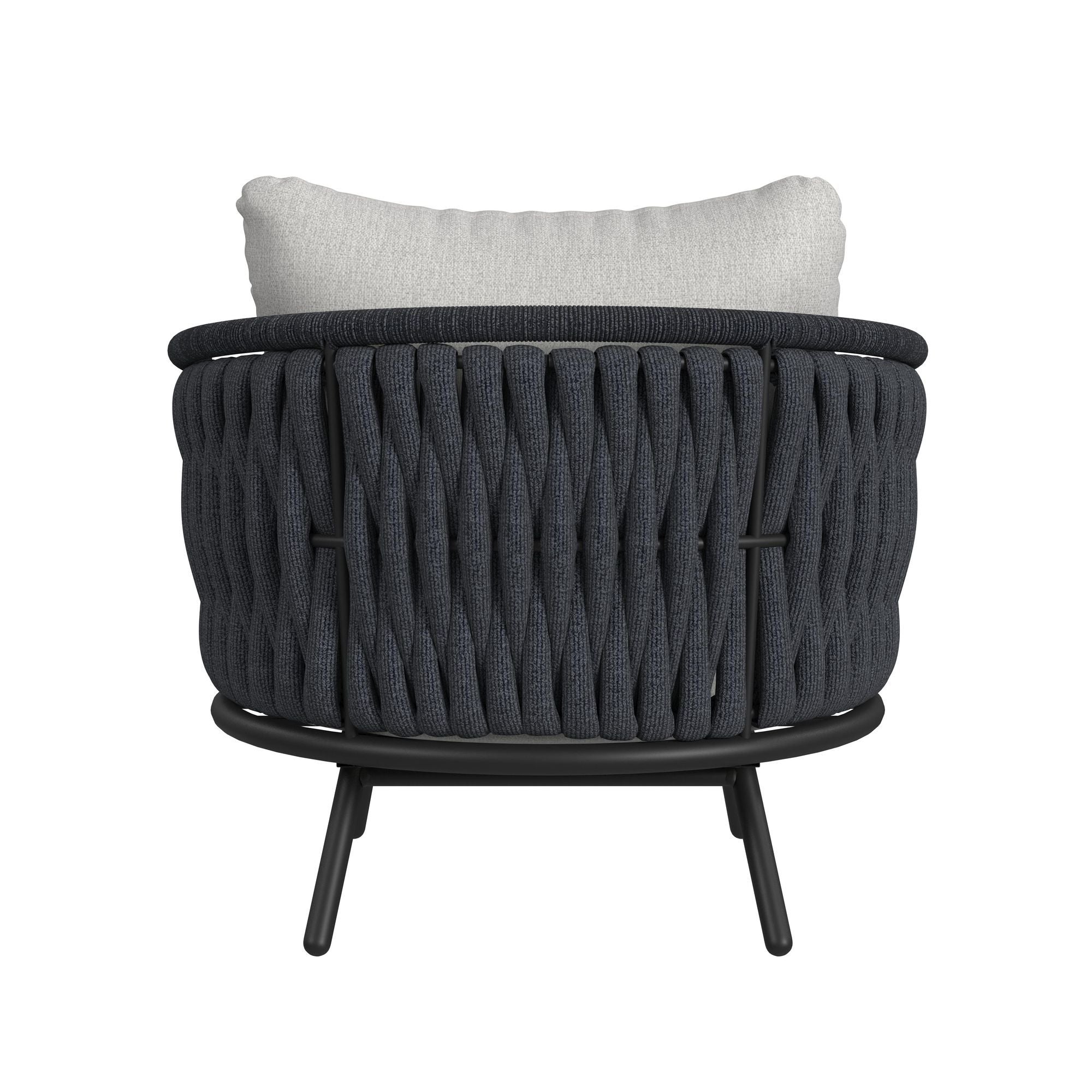 Bali - Chairs With Olefin (Set of 2) - Dark Gray