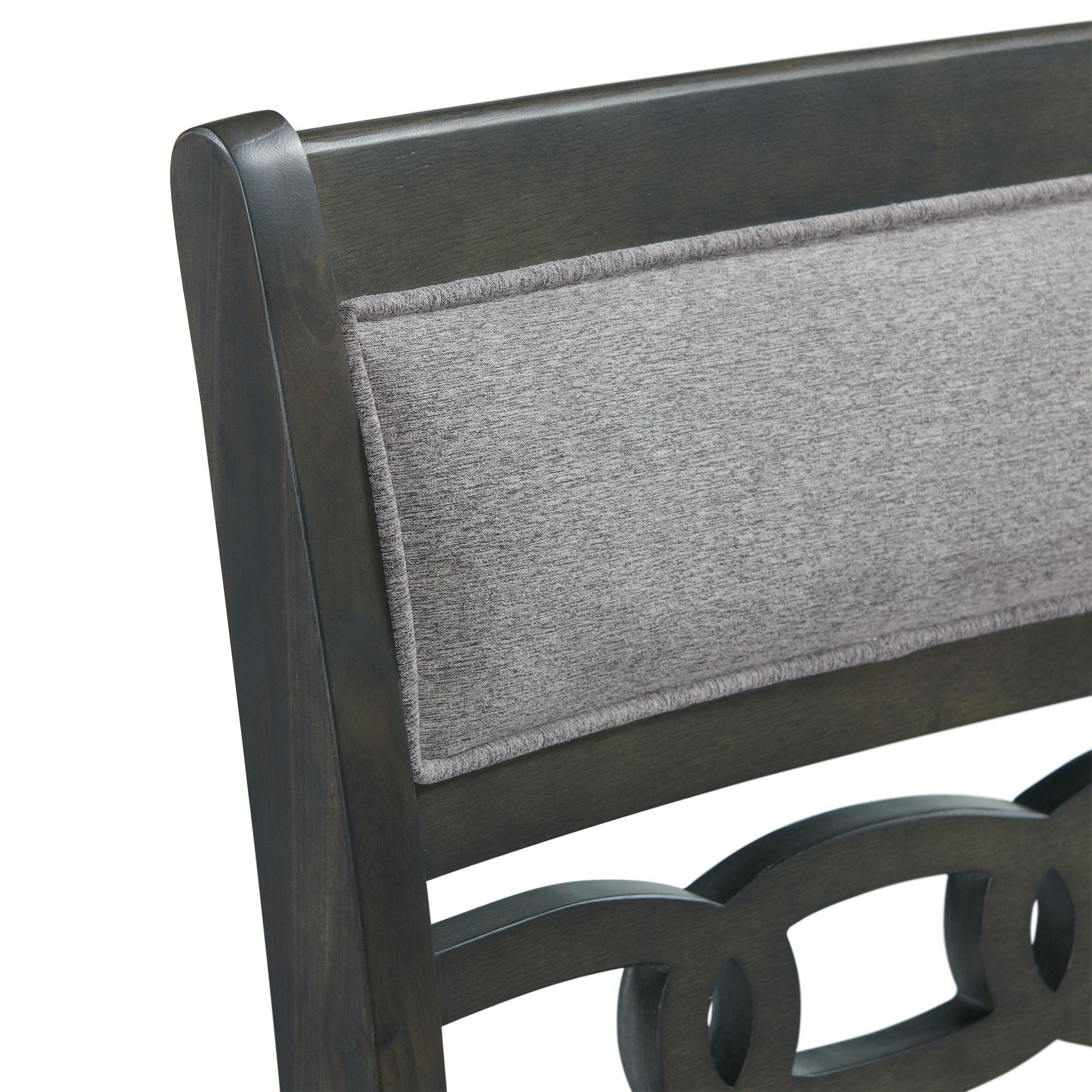 Amherst - Counter Side Chair With Fabric Cushion (Set of 2) - Gray Finish