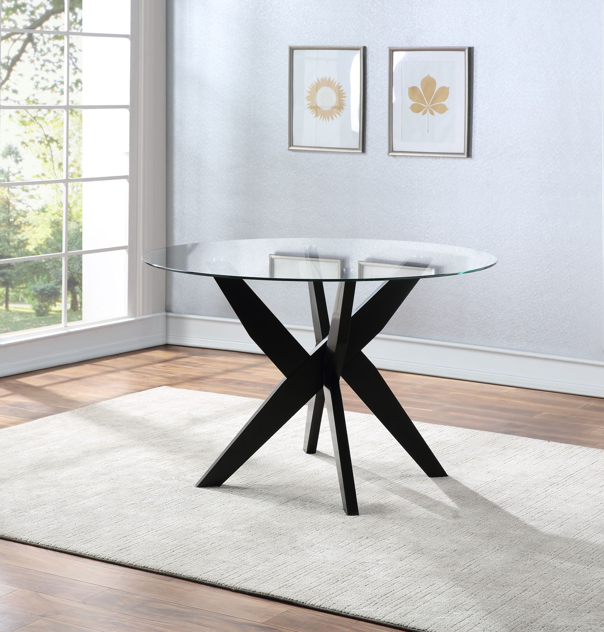 Amalie - 5 Piece Dining Set - Black