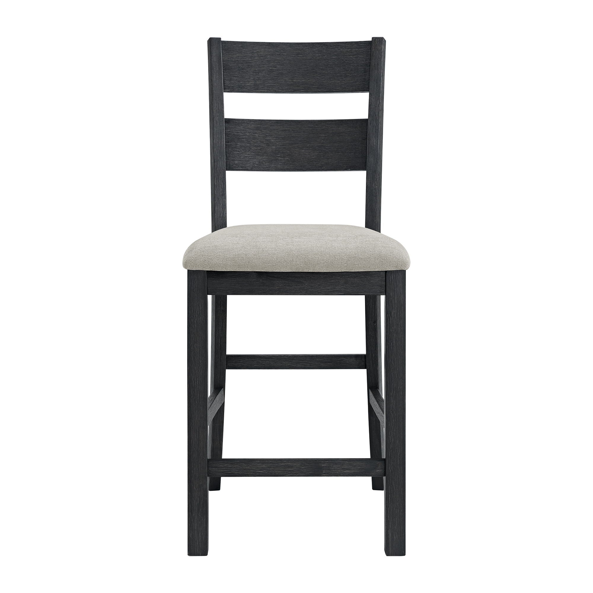 Garcia - 5 Piece Counter Set With Table And 4 Chairs - Black