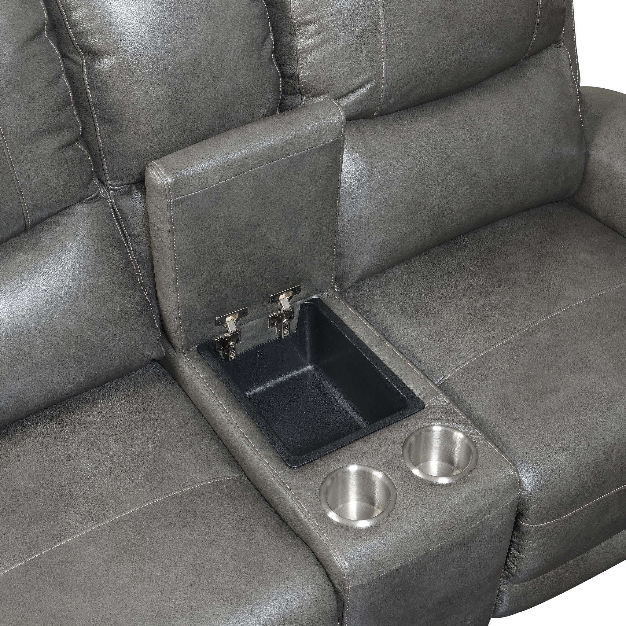 Laurel - Dual Power Console Loveseat