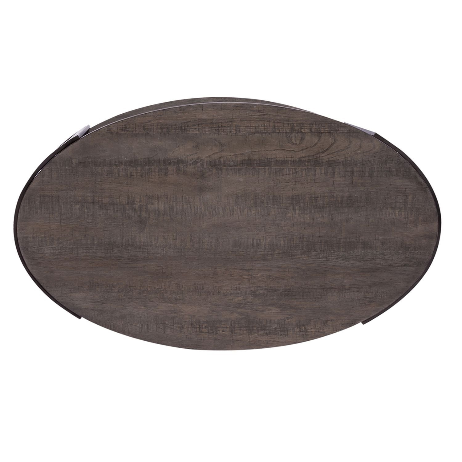 Modern View - Oval Cocktail Table - Dark Gray