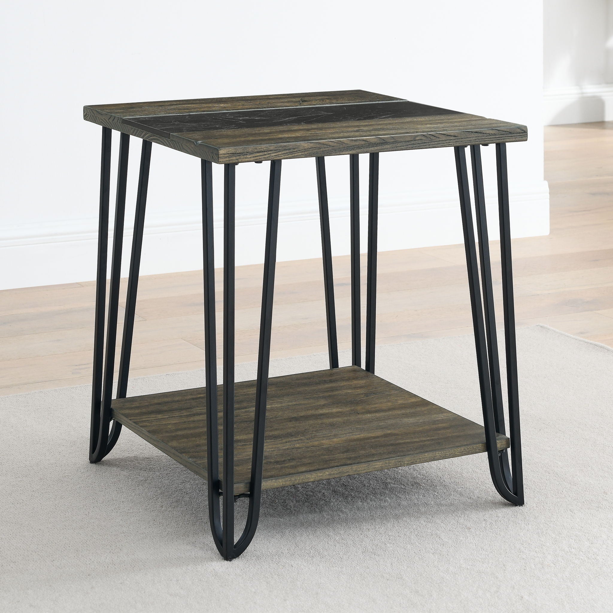 Harper - Table With Sintered Stone Inlay