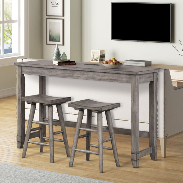 Hartford - Backless Gathering Stool (Set of 2) - Rustic