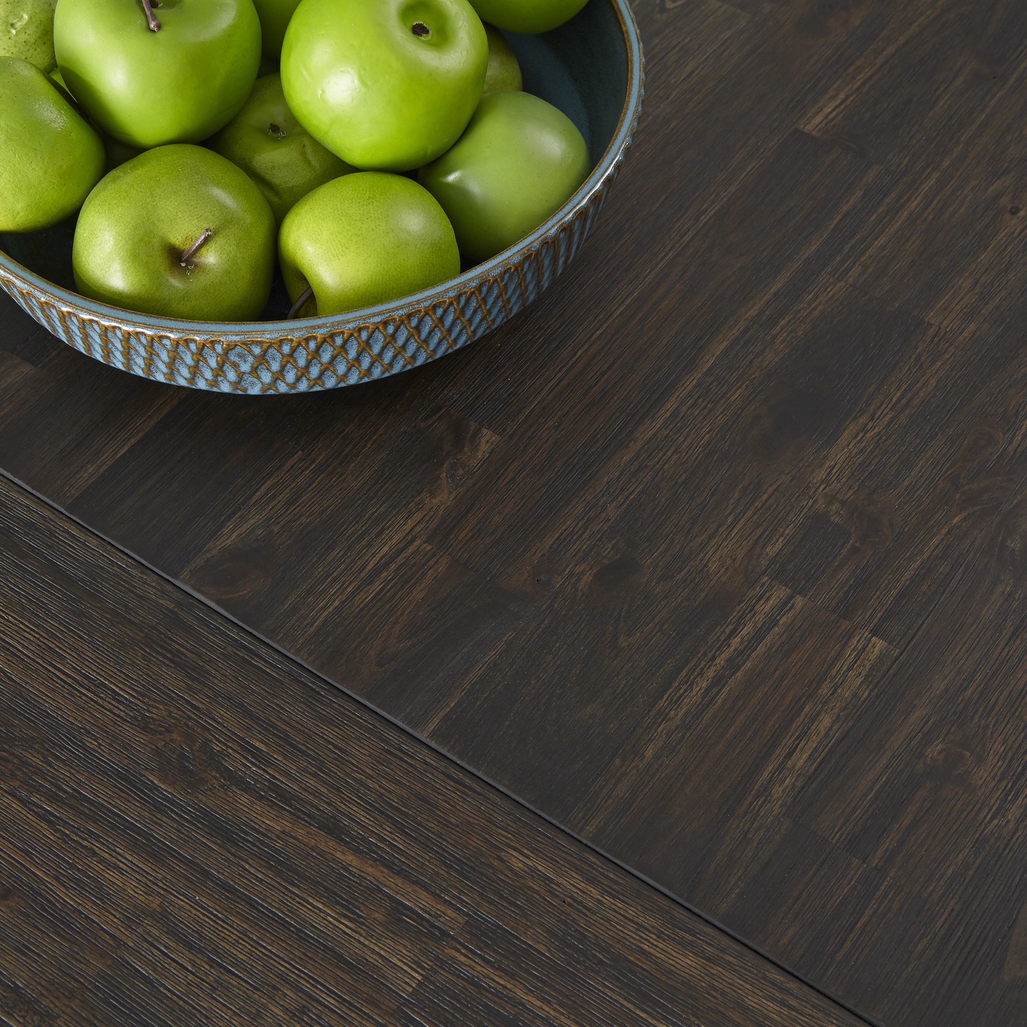 Double Bridge - Trestle Table - Dark Brown