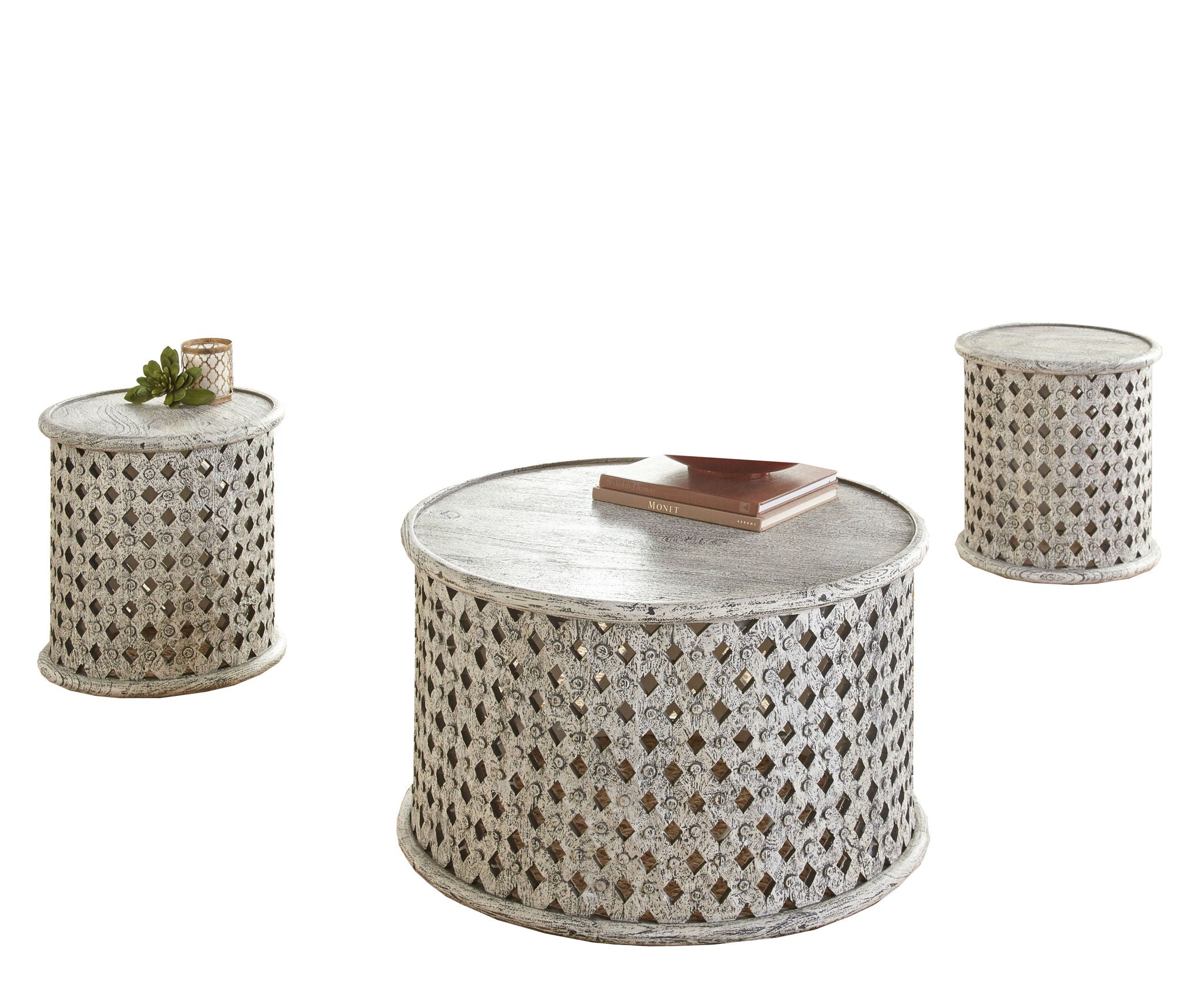 Samir - 3 Piece Set - White