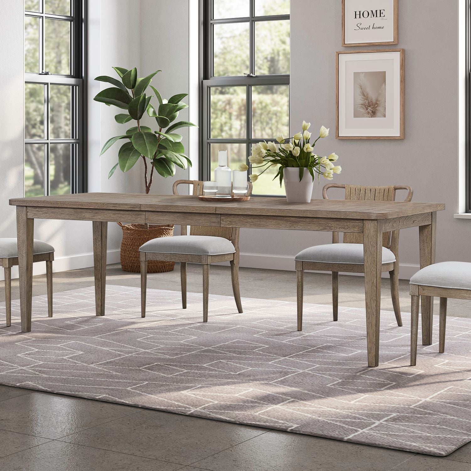 Sheridan Pointe - Rectangular Leg Table - Vintage Natural