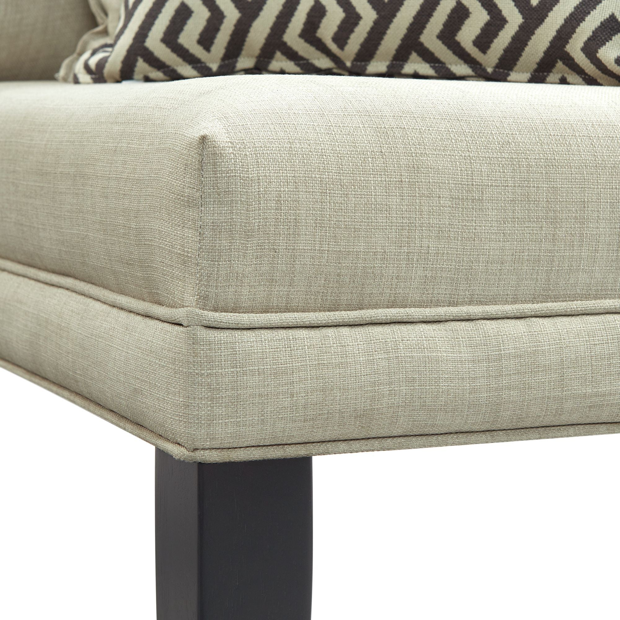 Maddox - Corner With Three Pillows - Beige
