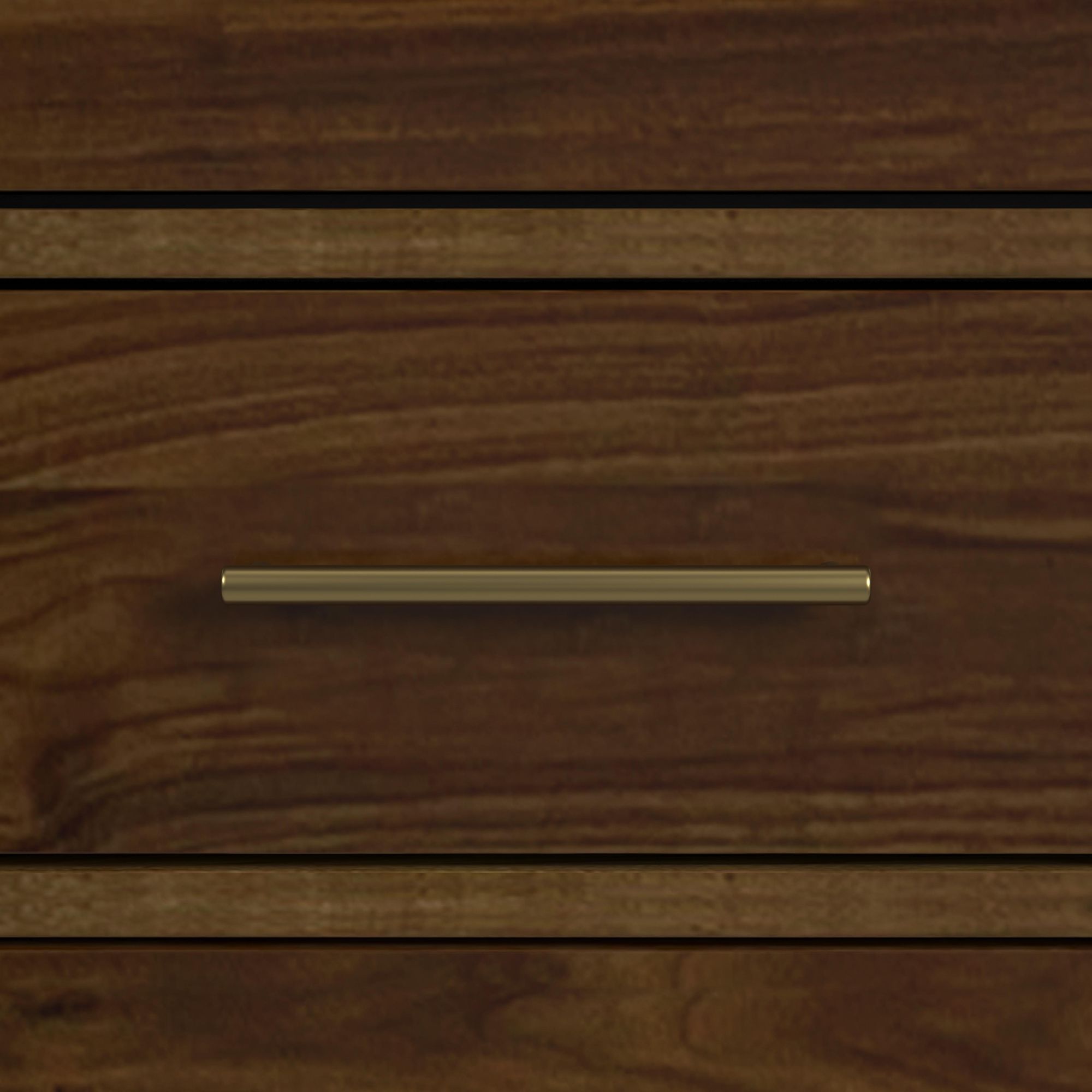 Malia - Dresser And Topper - Walnut