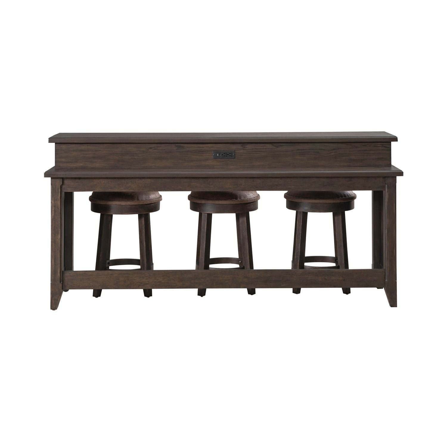 Paradise Valley - 4 Piece Living Room Set - Dark Brown