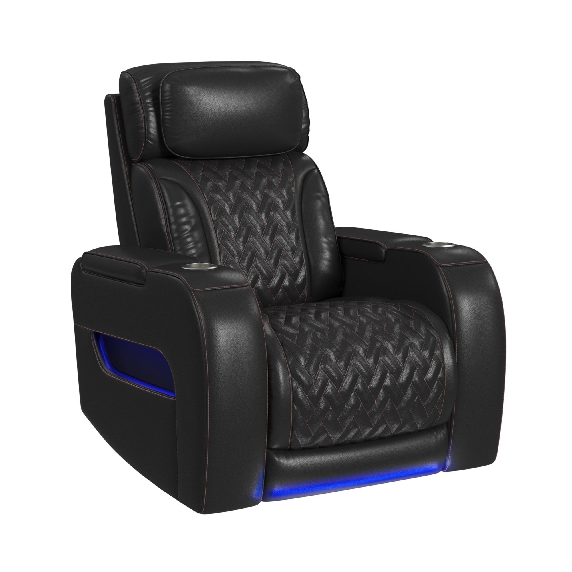 Prime Time - P3 3 Piece Living Room Set (Sofa, Loveseat & Recliner) - Jett Black