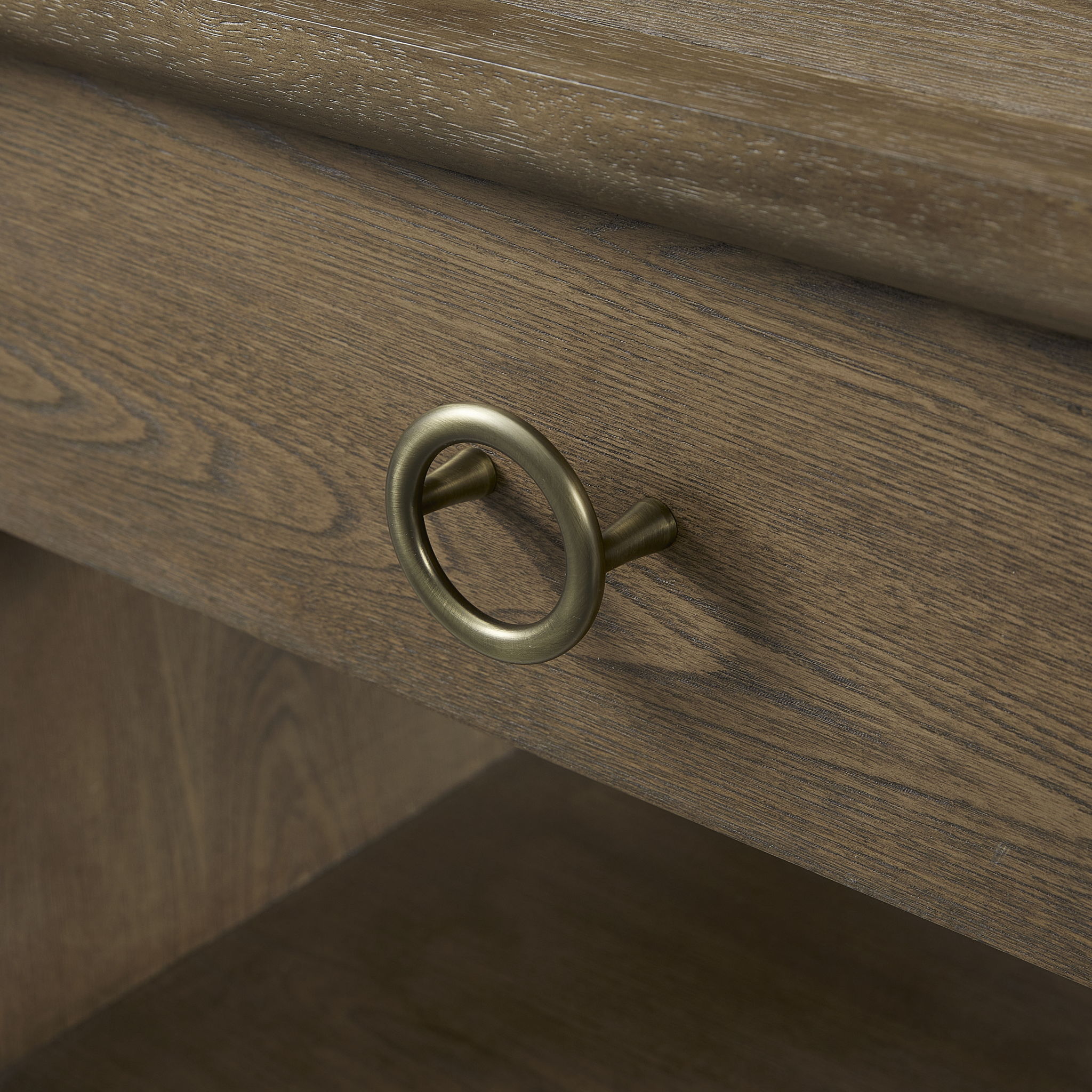 Elure - Waterfall End Table - Latte