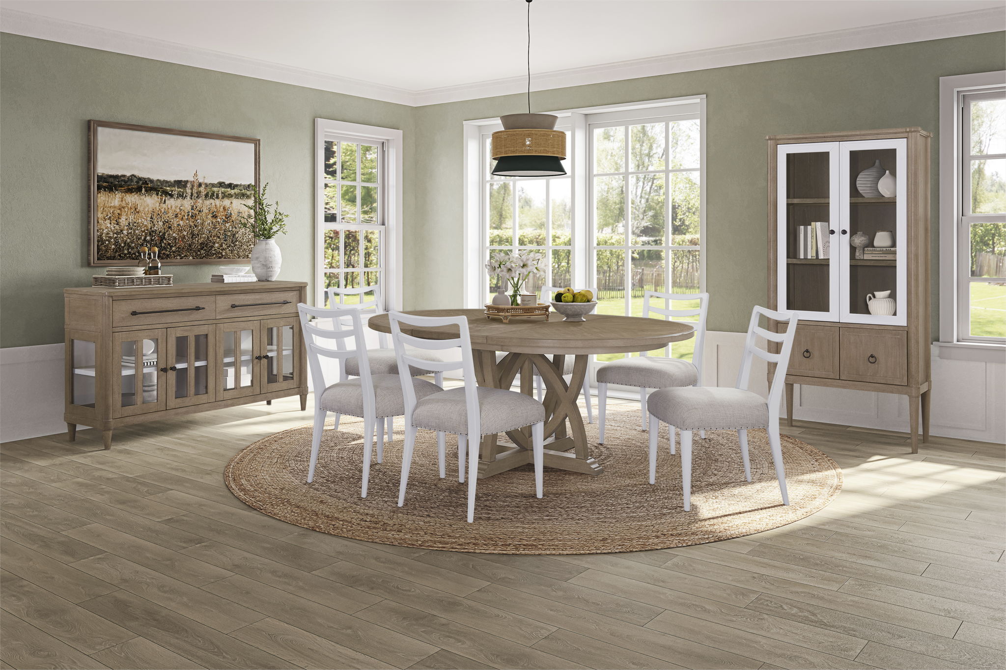 Citrus Heights - Round Table With Leaf - Sand