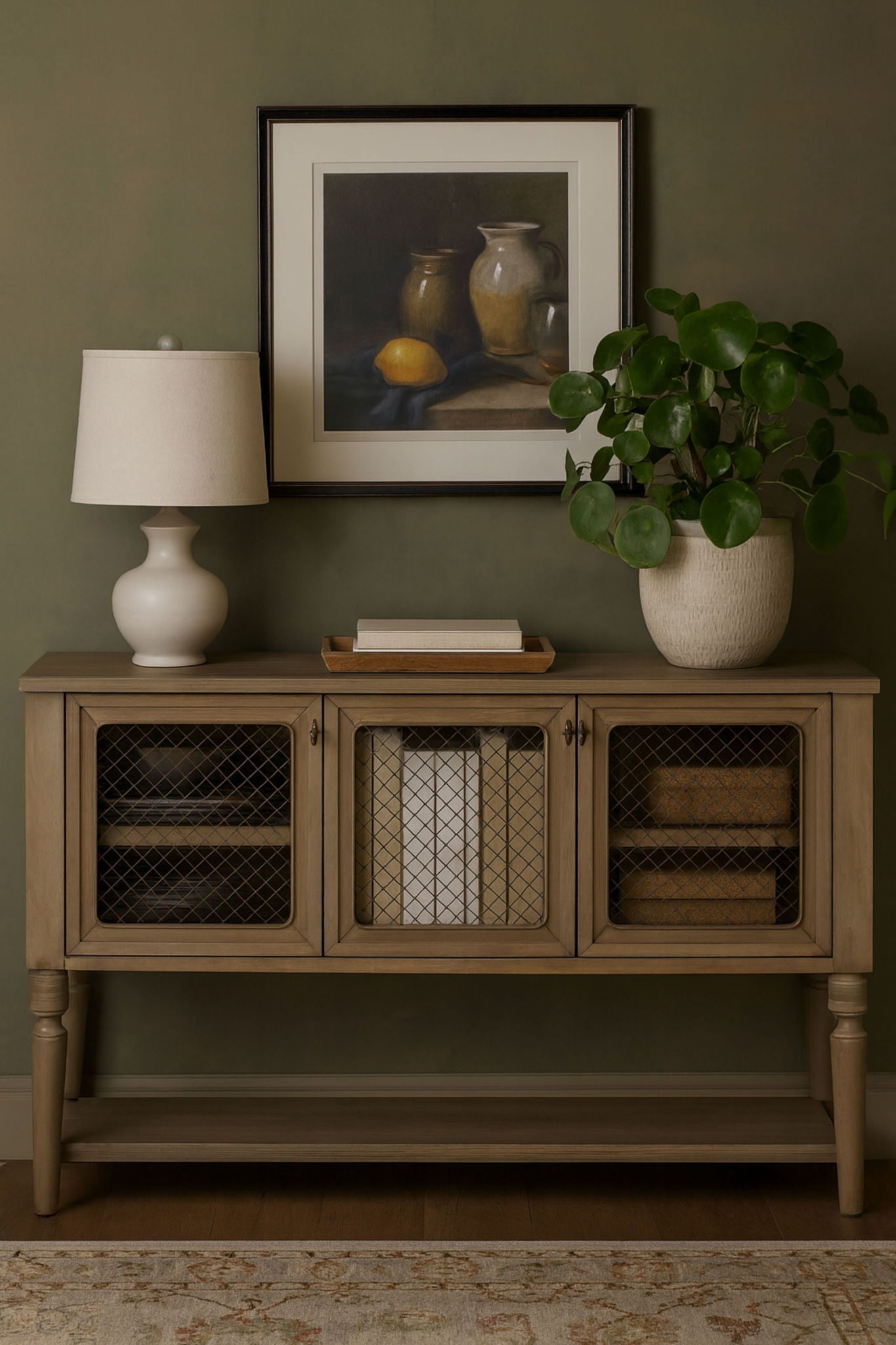 Tarrington - Server With Mesh Door Front