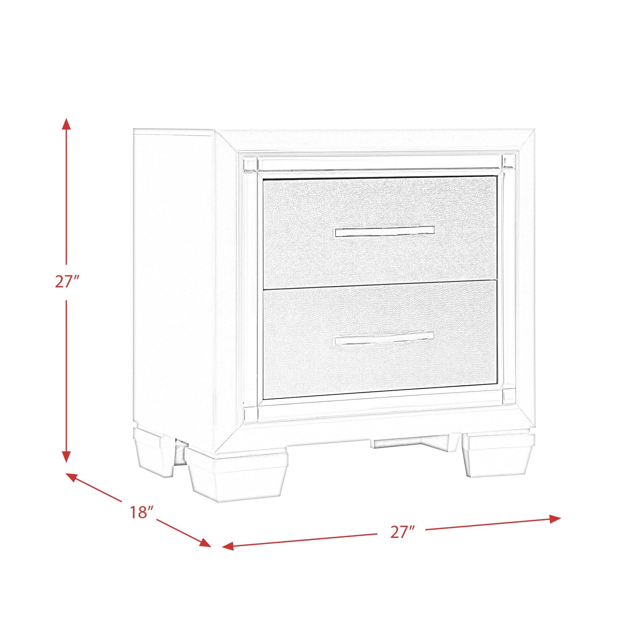 Platinum - Panel Bedroom Set