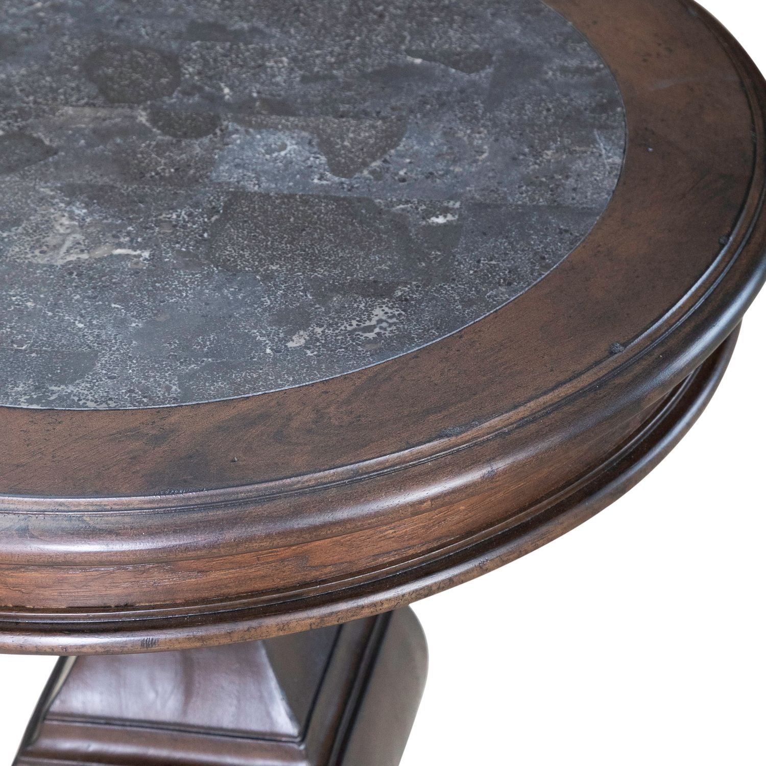 Provence Park - Round End Table - Brown