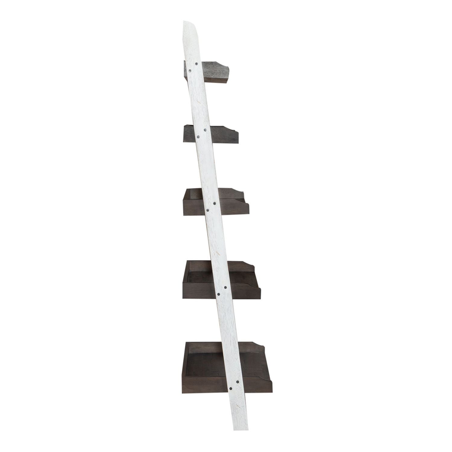 Farmhouse - Leaning Bookcase - White