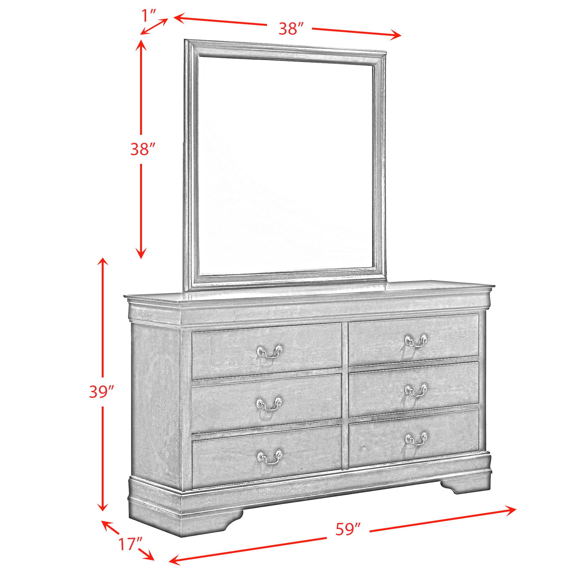 Preston - Desk - Gray