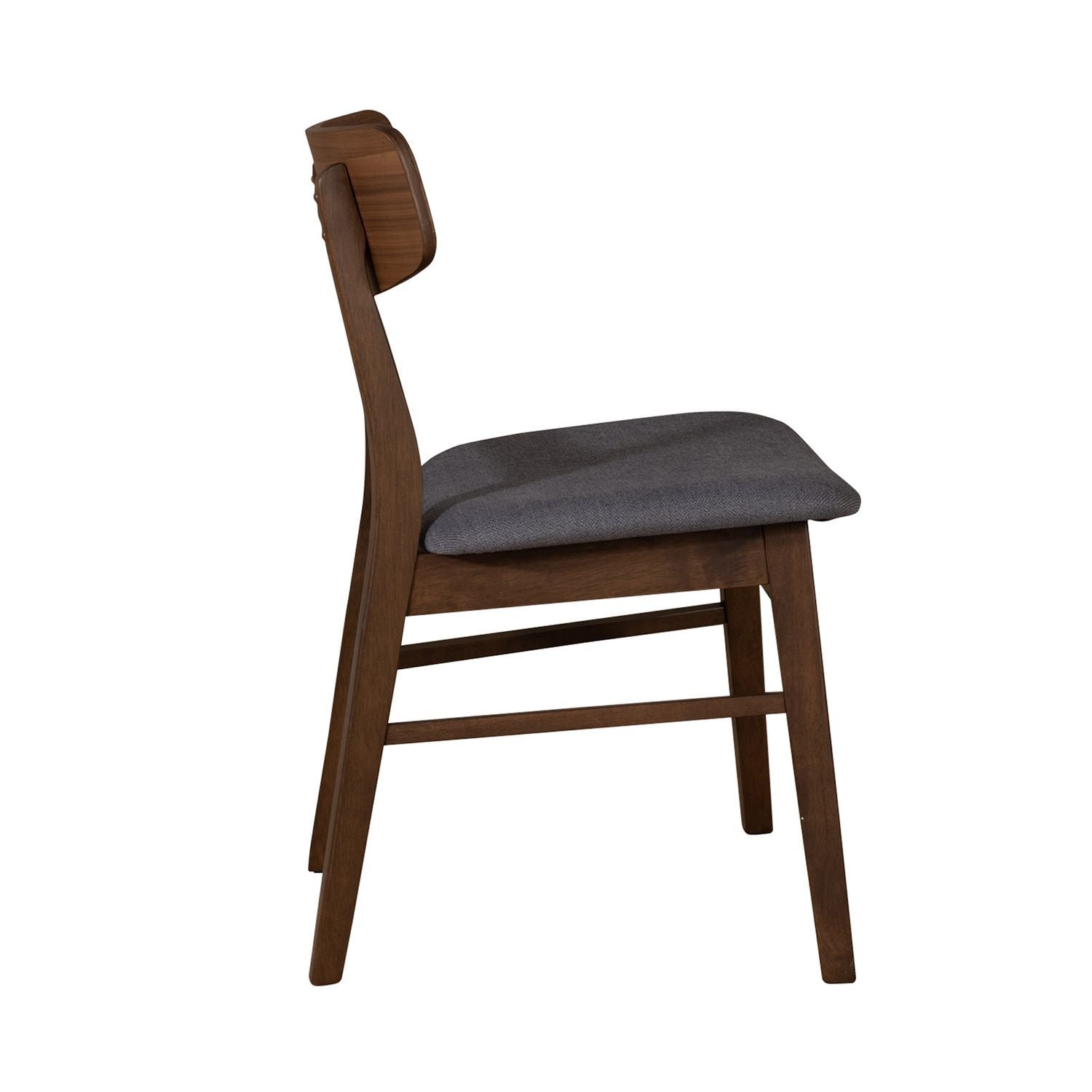 Space Savers - Panel Back Side Chair - Gray