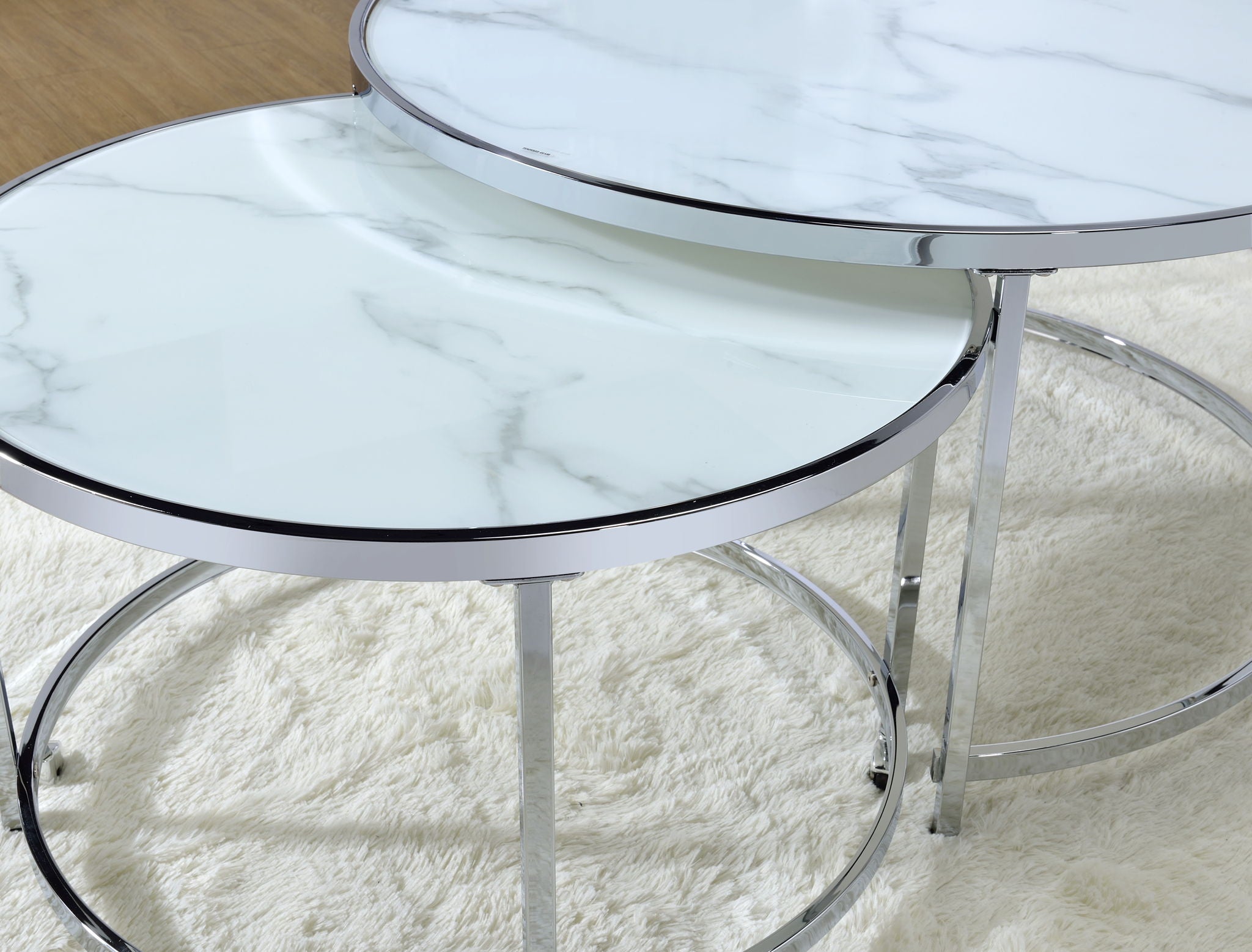 Rayne - 3 Piece Table Set - White