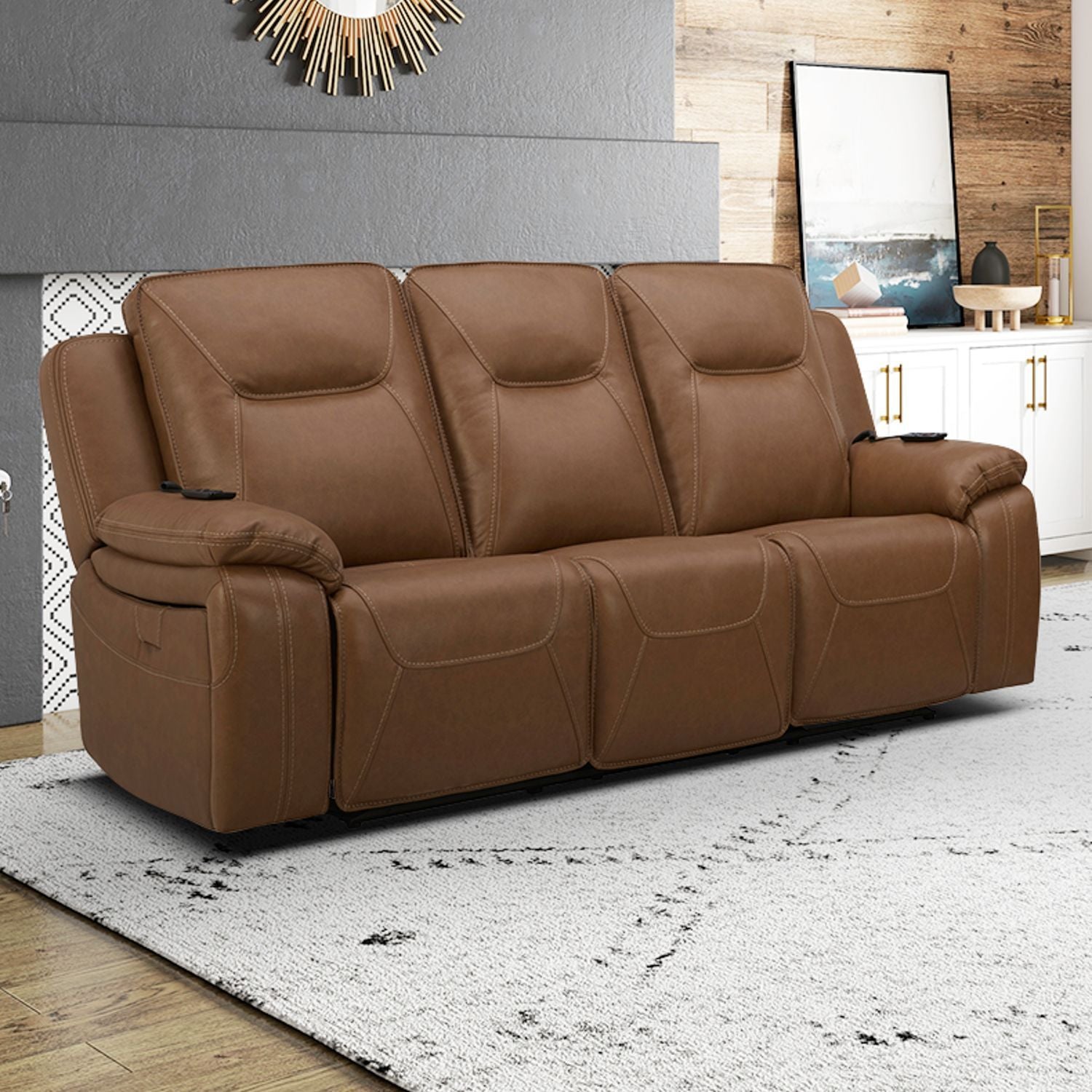 Callihan - Sofa P3 & ZW - Brown