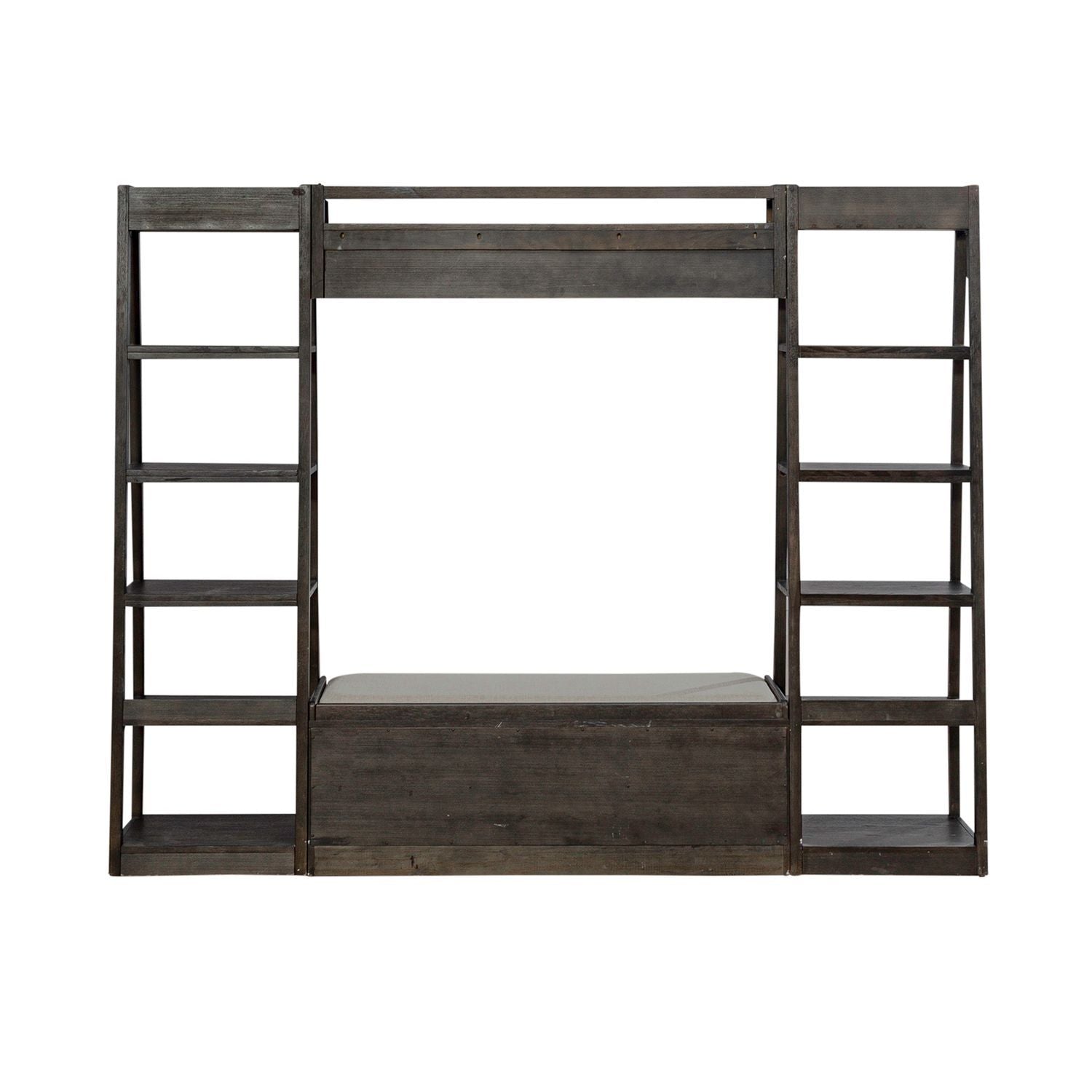 Mill Creek - 3 Piece Wall Unit Set - Dark Brown