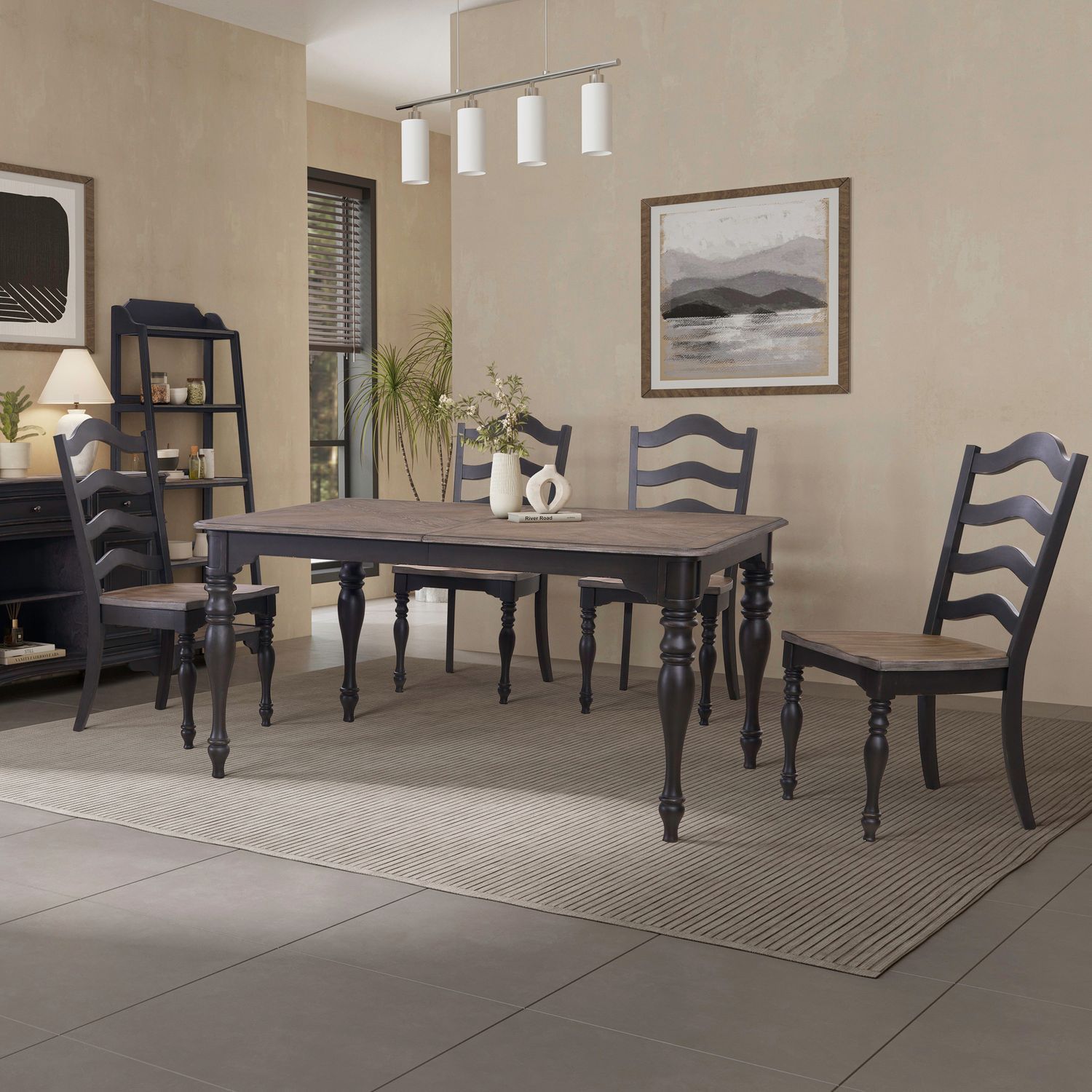 Magnolia Manor - Leg Table Set
