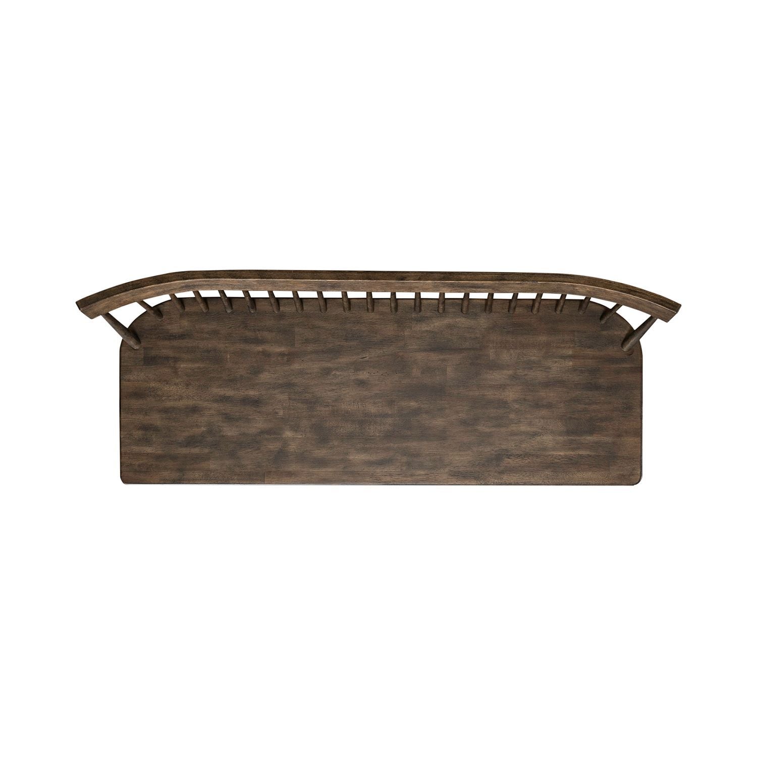 Midland Falls - Spindle Back Bench (RTA) - Dark Brown