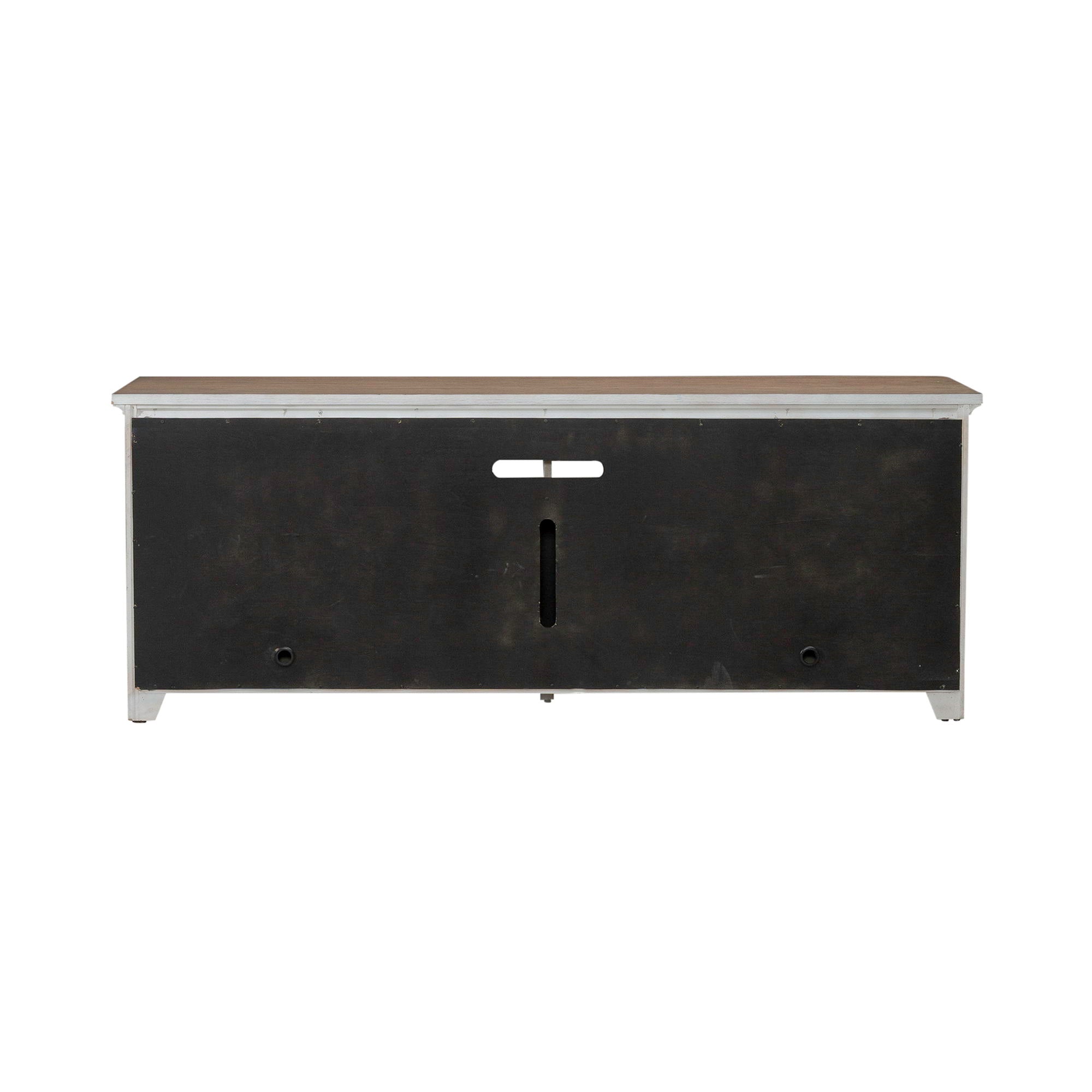 Fireplace TV Consoles - 79" Fireplace TV Console - Medium Brown