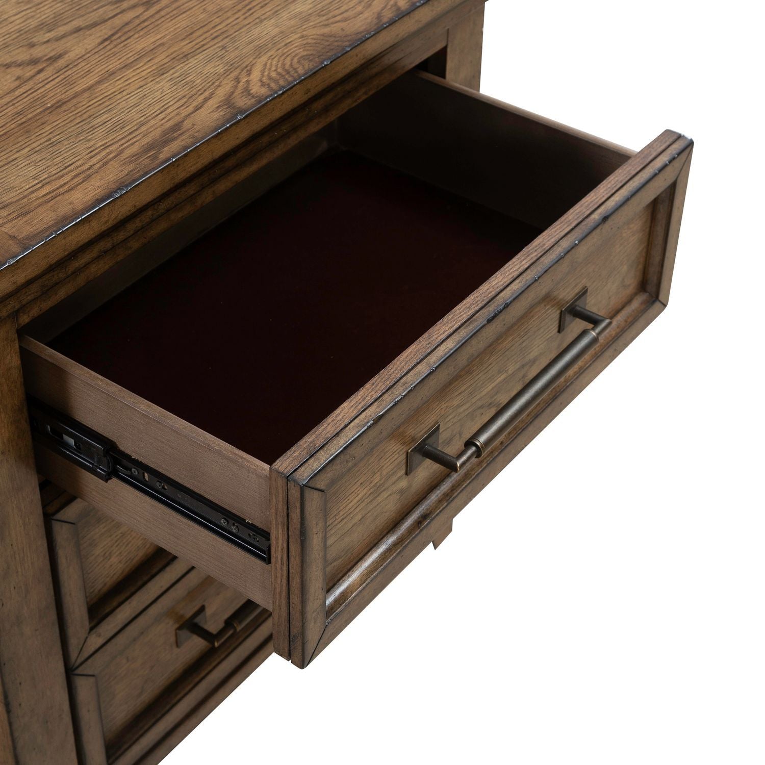 Carolina Park - Nightstand With Charging Station - Brown