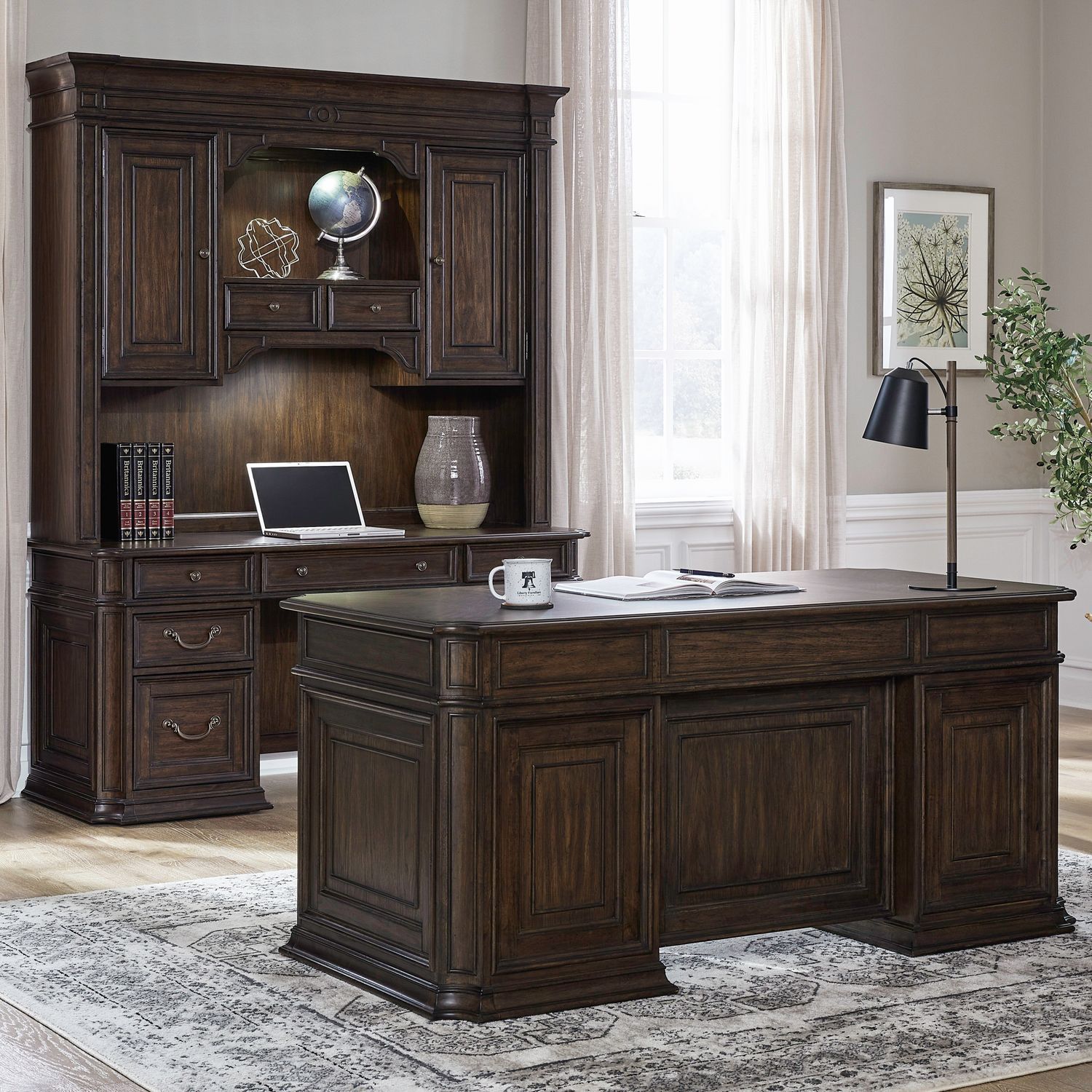 Provence Park - 5 Piece Jr Executive Set - Brown