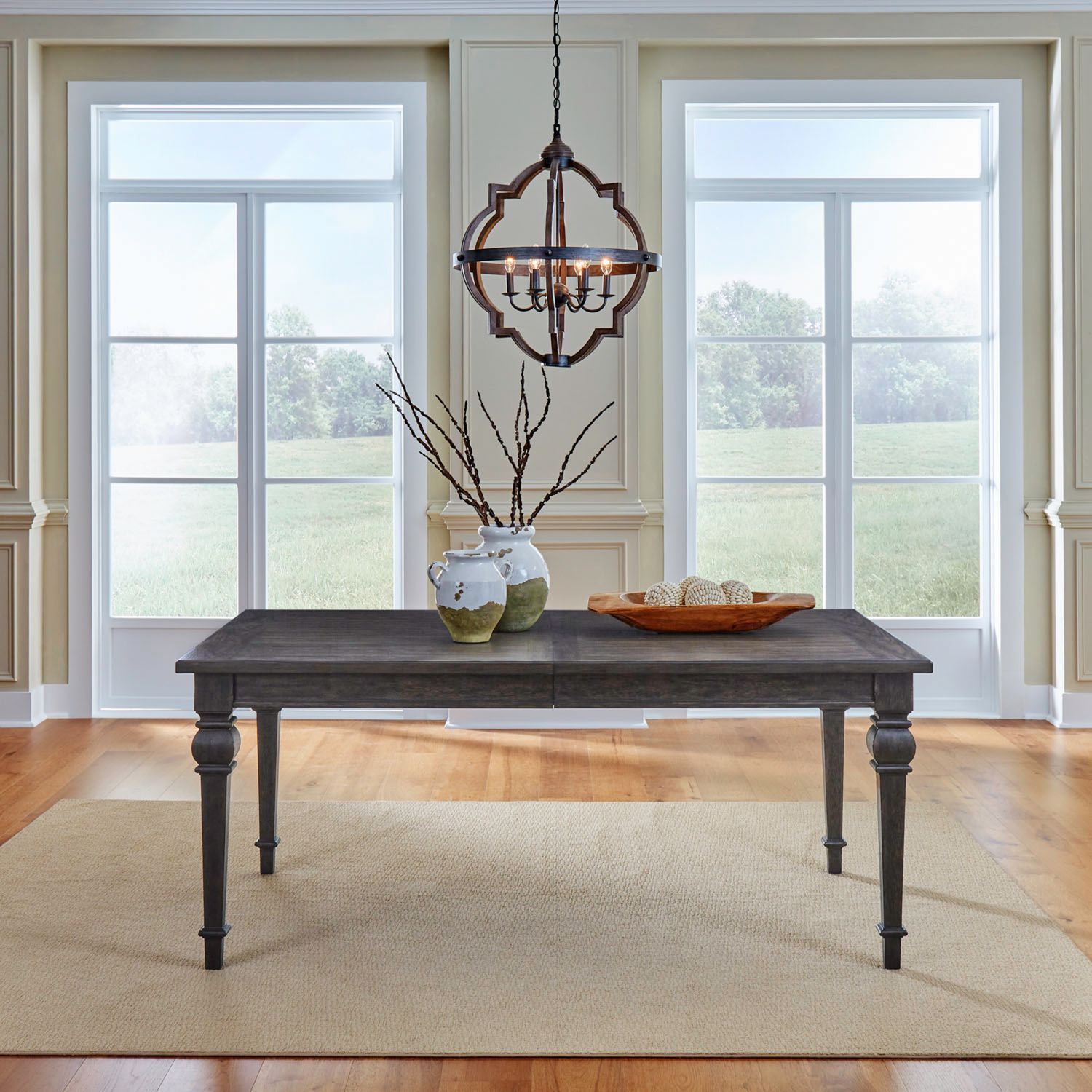 Paradise Valley - Rectangular Leg Table - Dark Brown