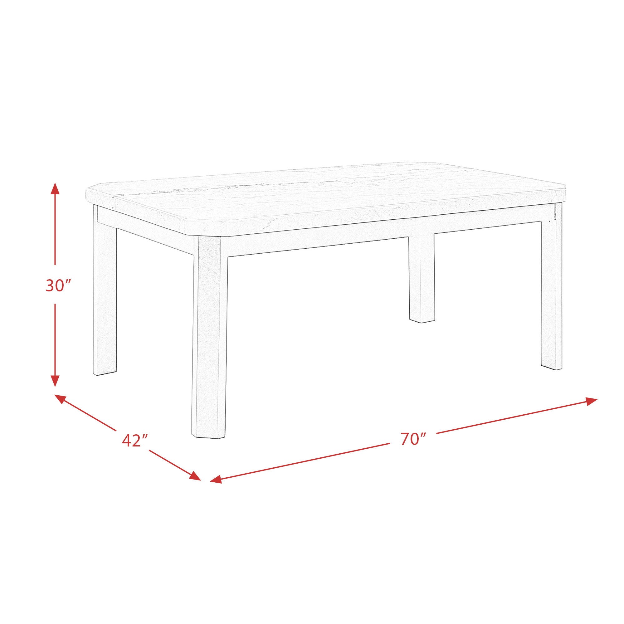 Francesca - Dining Table