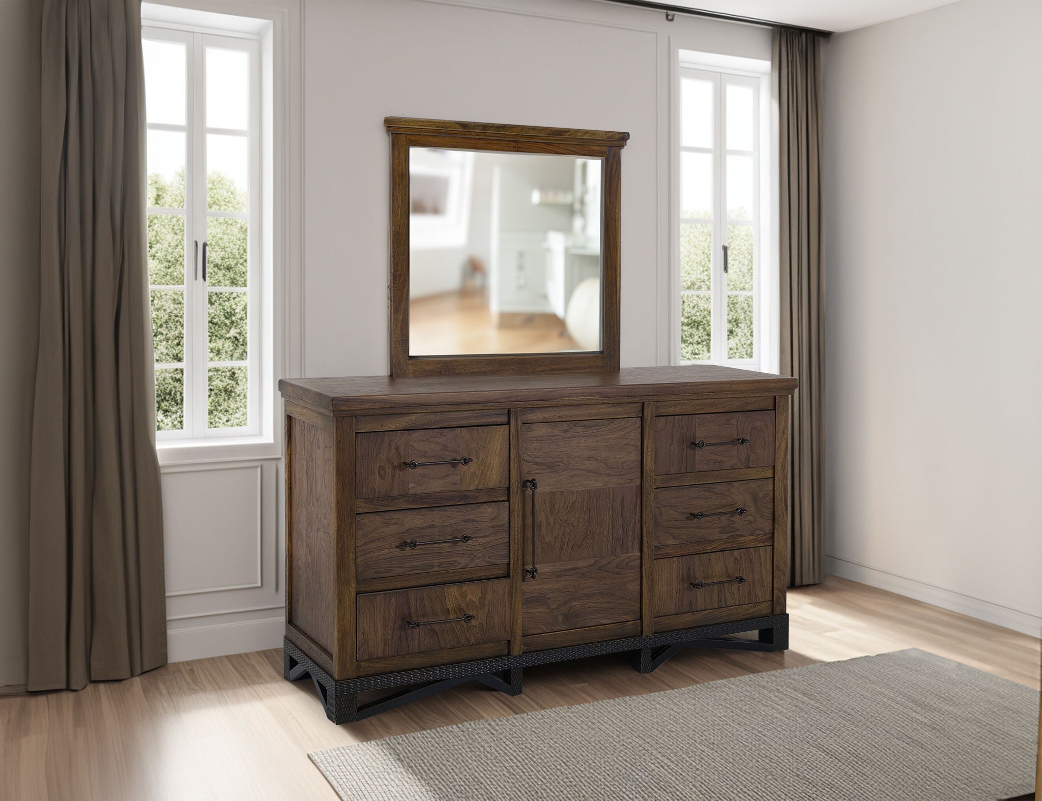 Walnut - Dresser - Walnut Brown