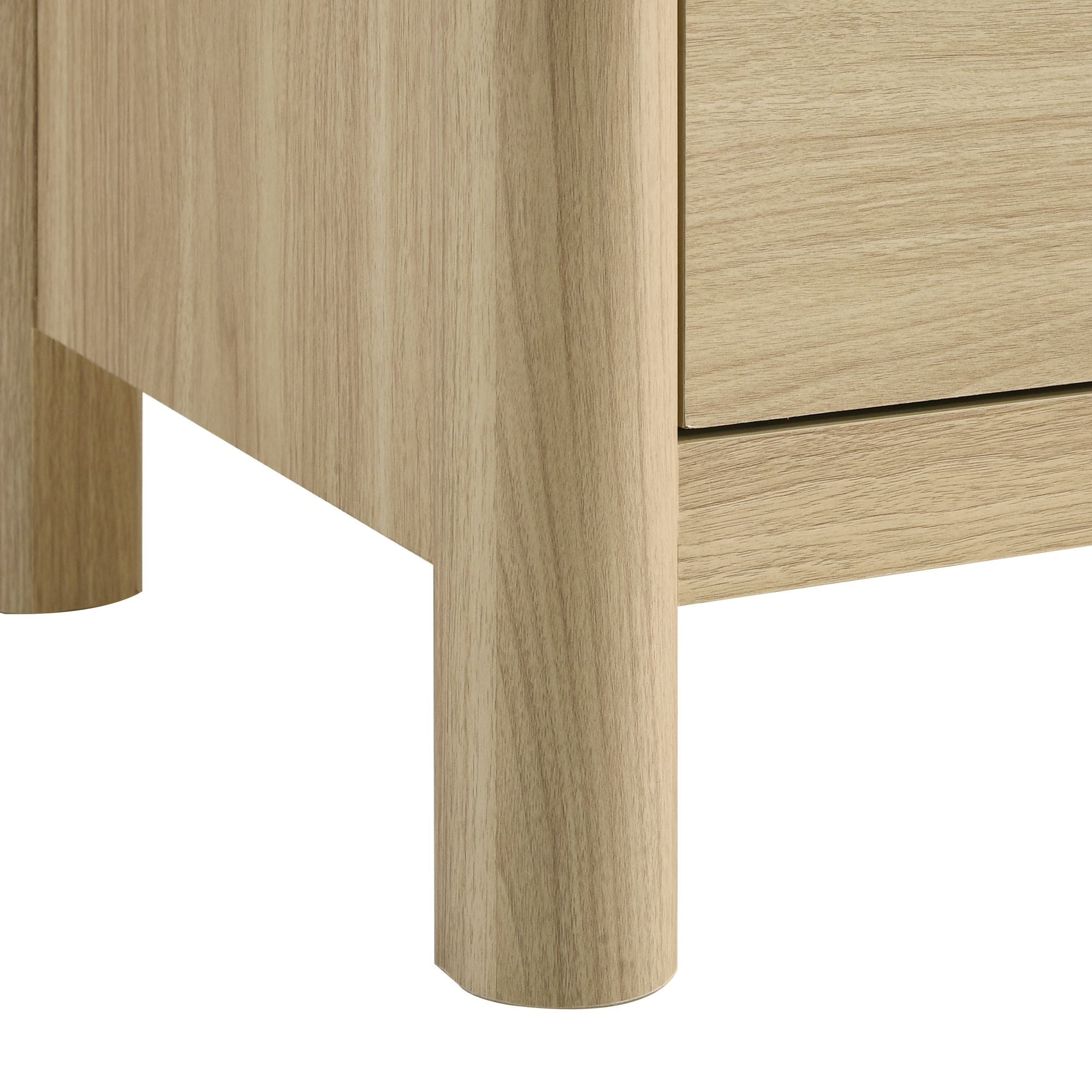 Jonas - Nightstand With USB - Natural