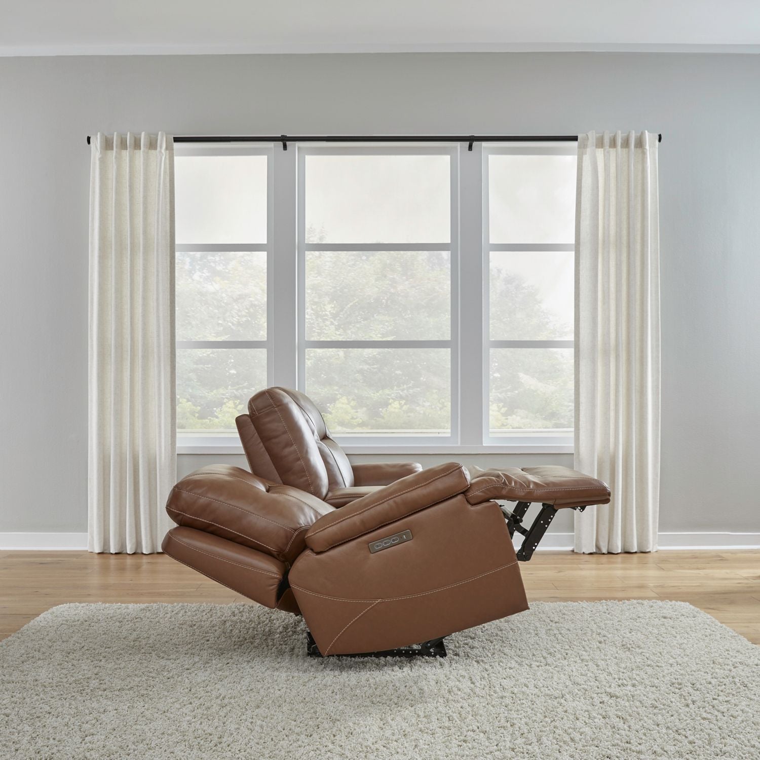 Cameron - Loveseat With Console P3 & ZG - Saddle