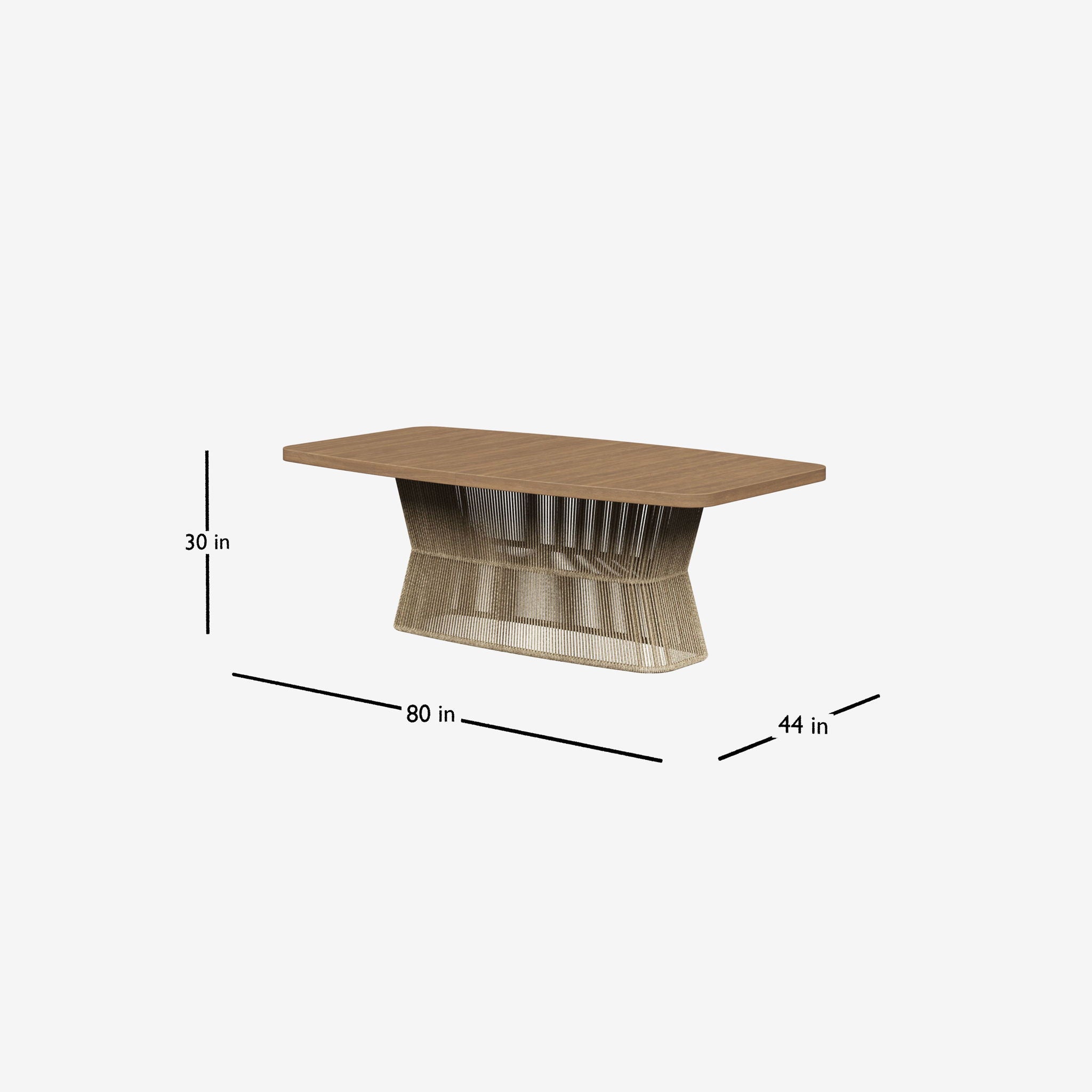 Trilogy - Pedestal Dining Table - Toffee