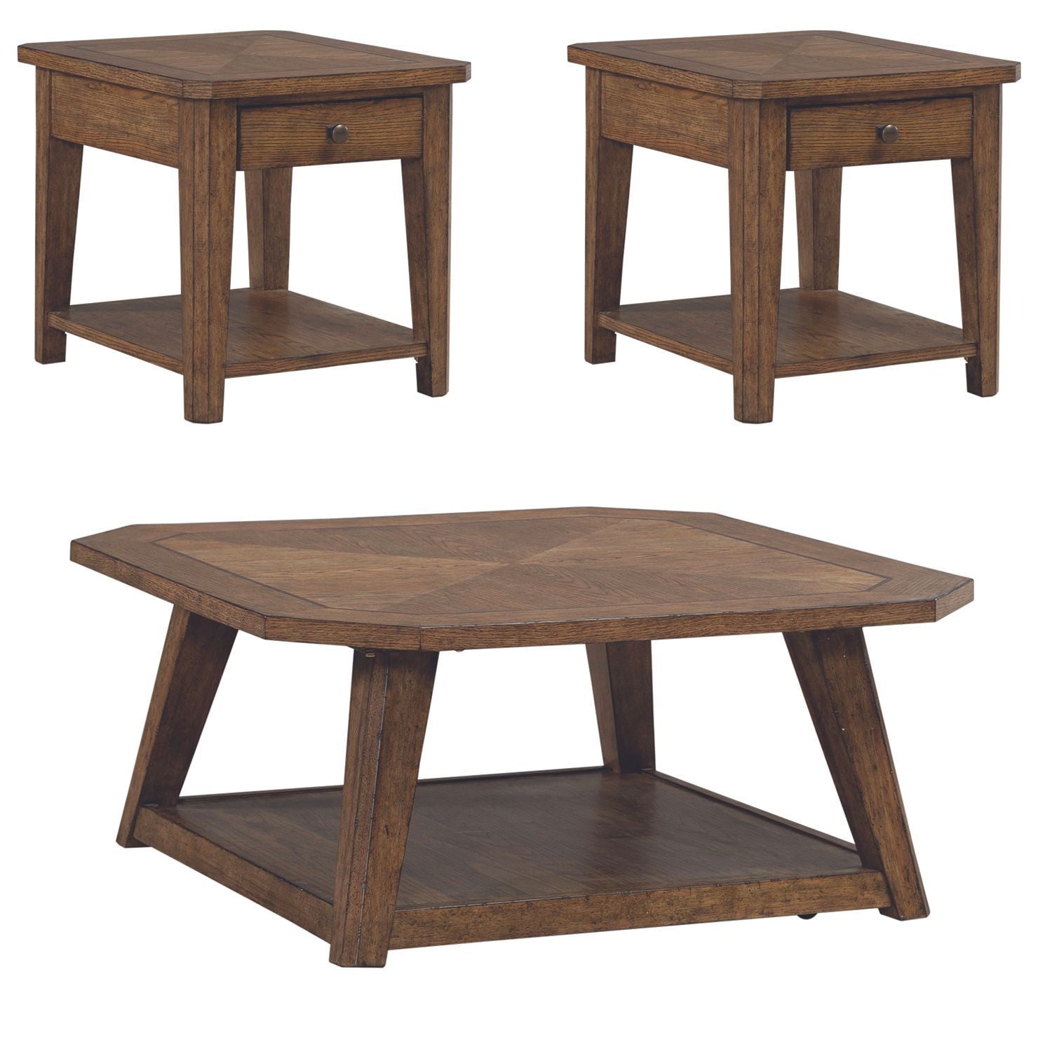 Carolina Park - 3 Piece Set - Brown