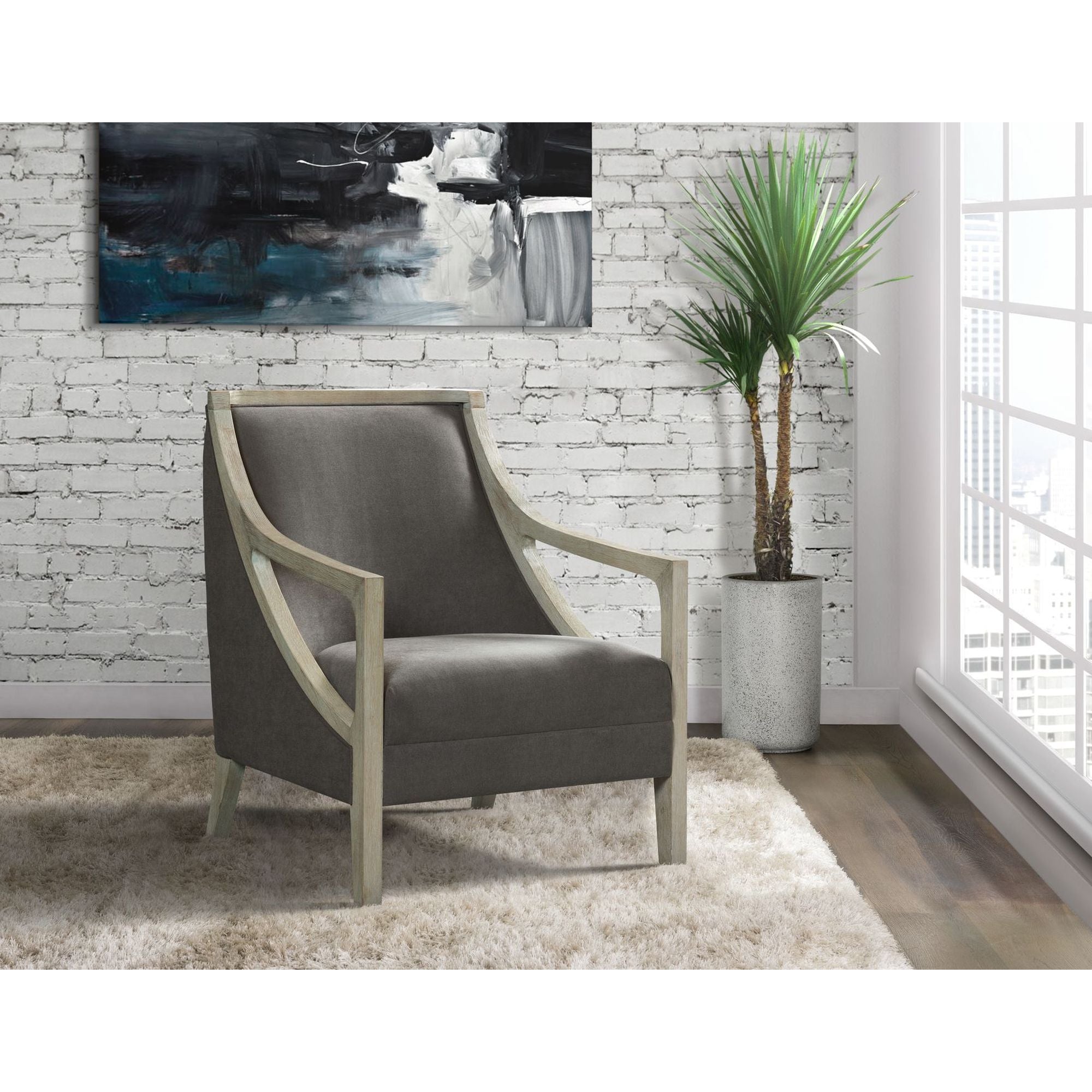 Hopkins - Chair With White Wash Arm