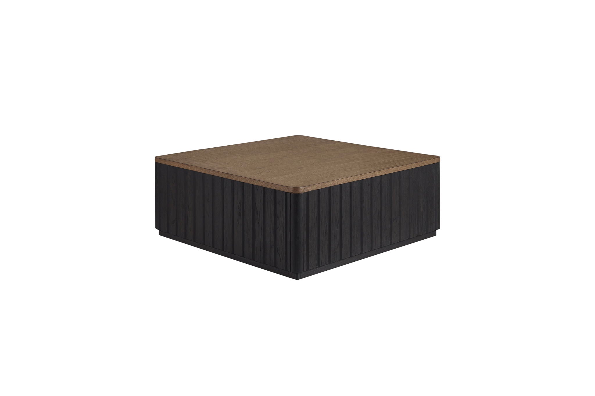 Elure - Channel Cocktail Table - Peppercorn